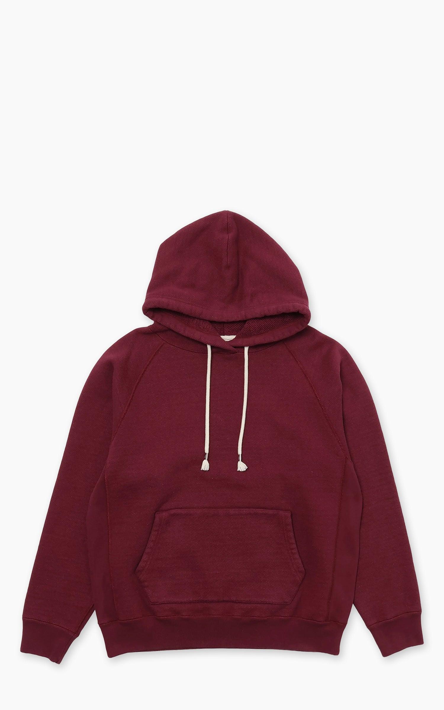 Pullover Hoodie Double Heavyweight French Terry Burgundy