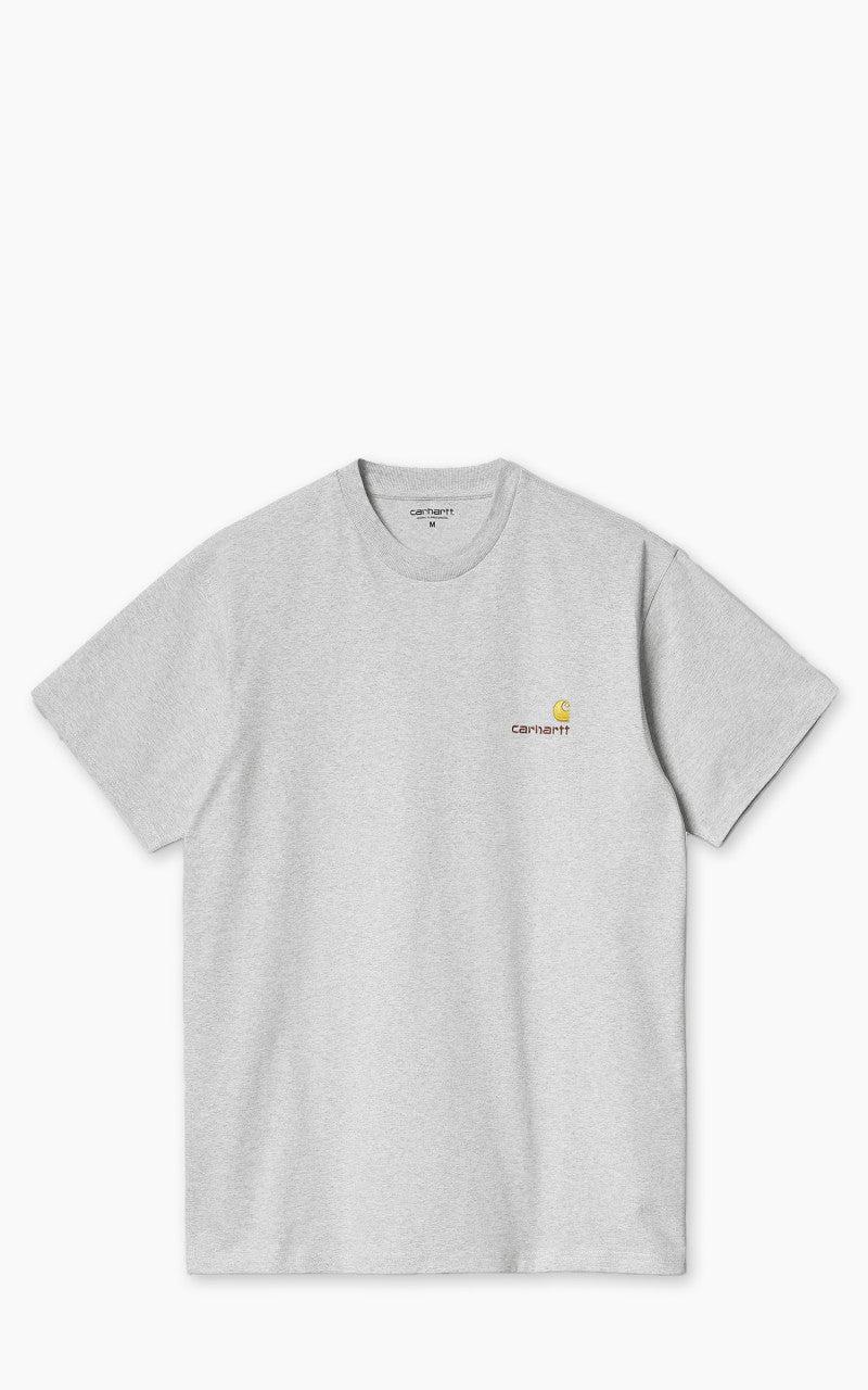 S/S American Script T-Shirt Ash Heather