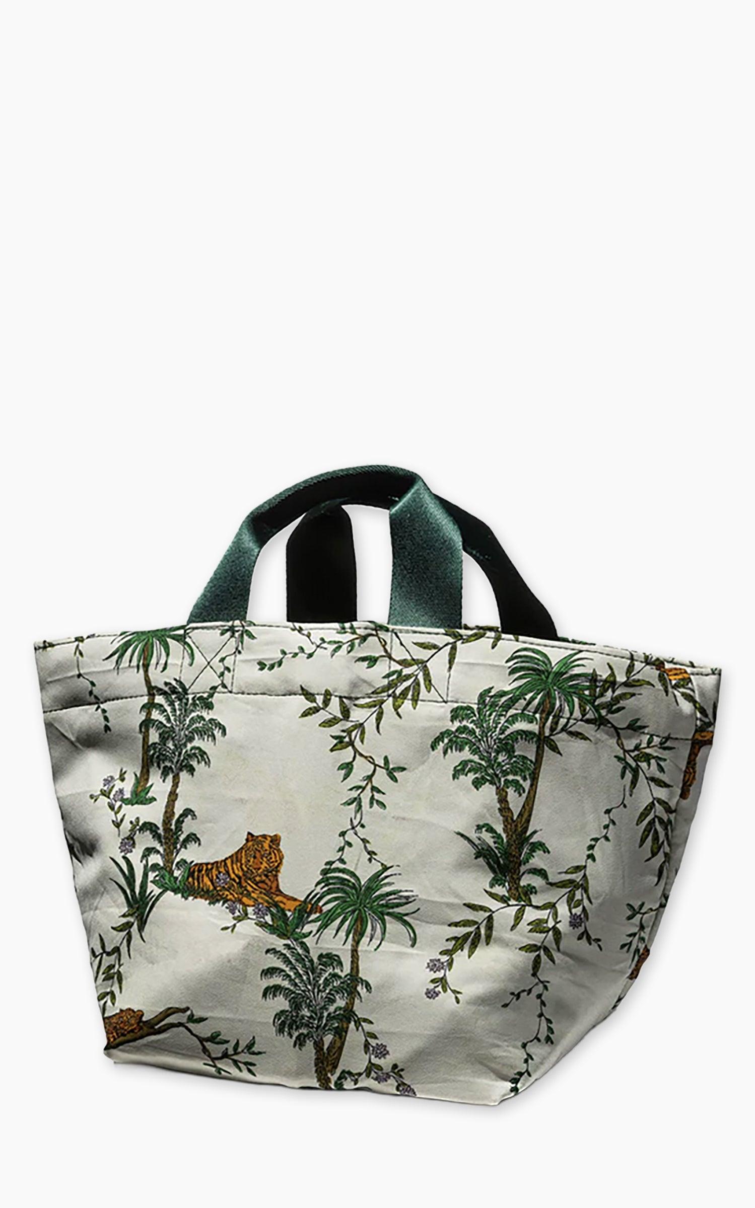 Vintage Tent Fabric With Printed Pattern Bag Jungle