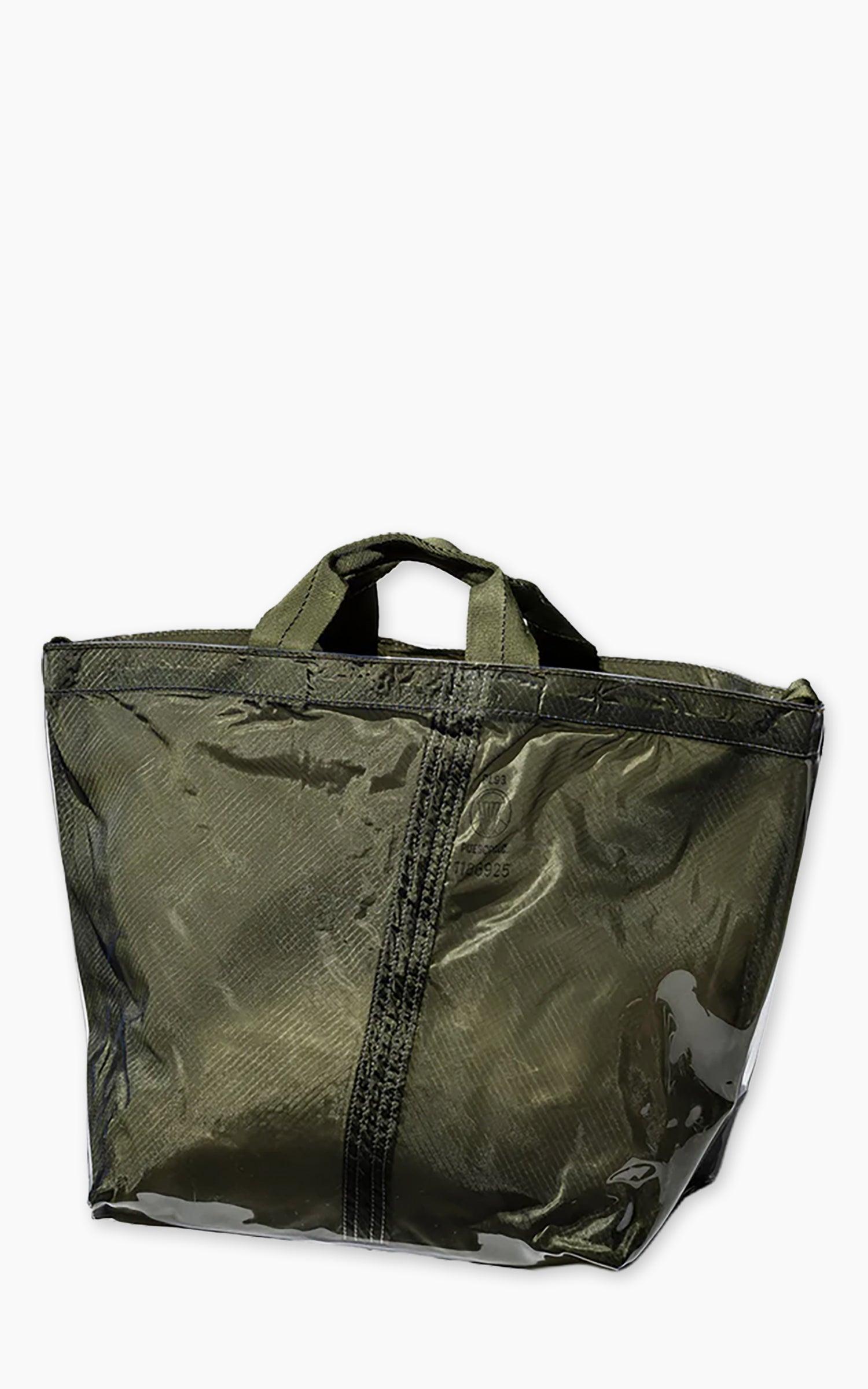 Covered Parachute Shoulder Bag Olive
