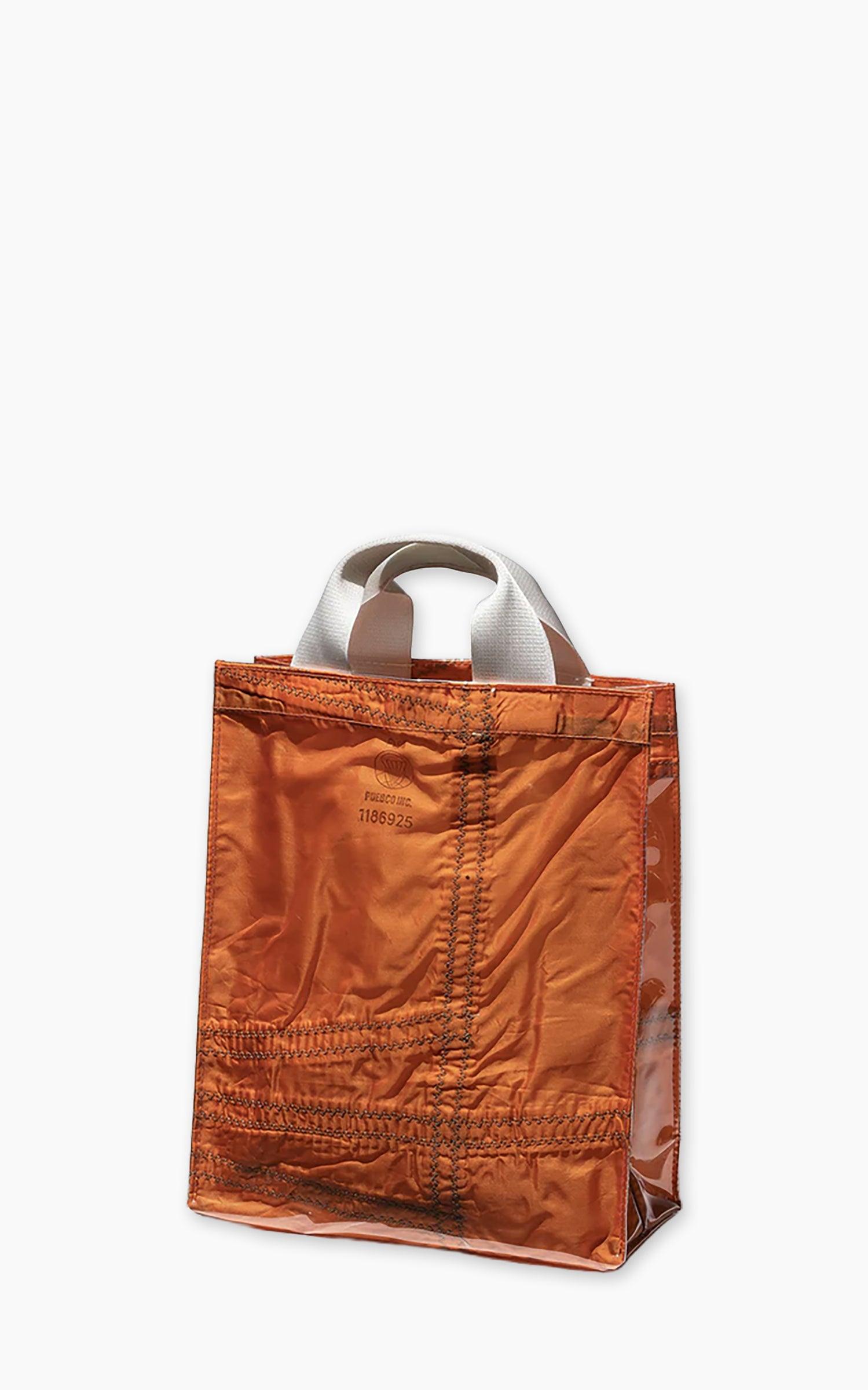 Covered Parachute Document Bag Orange