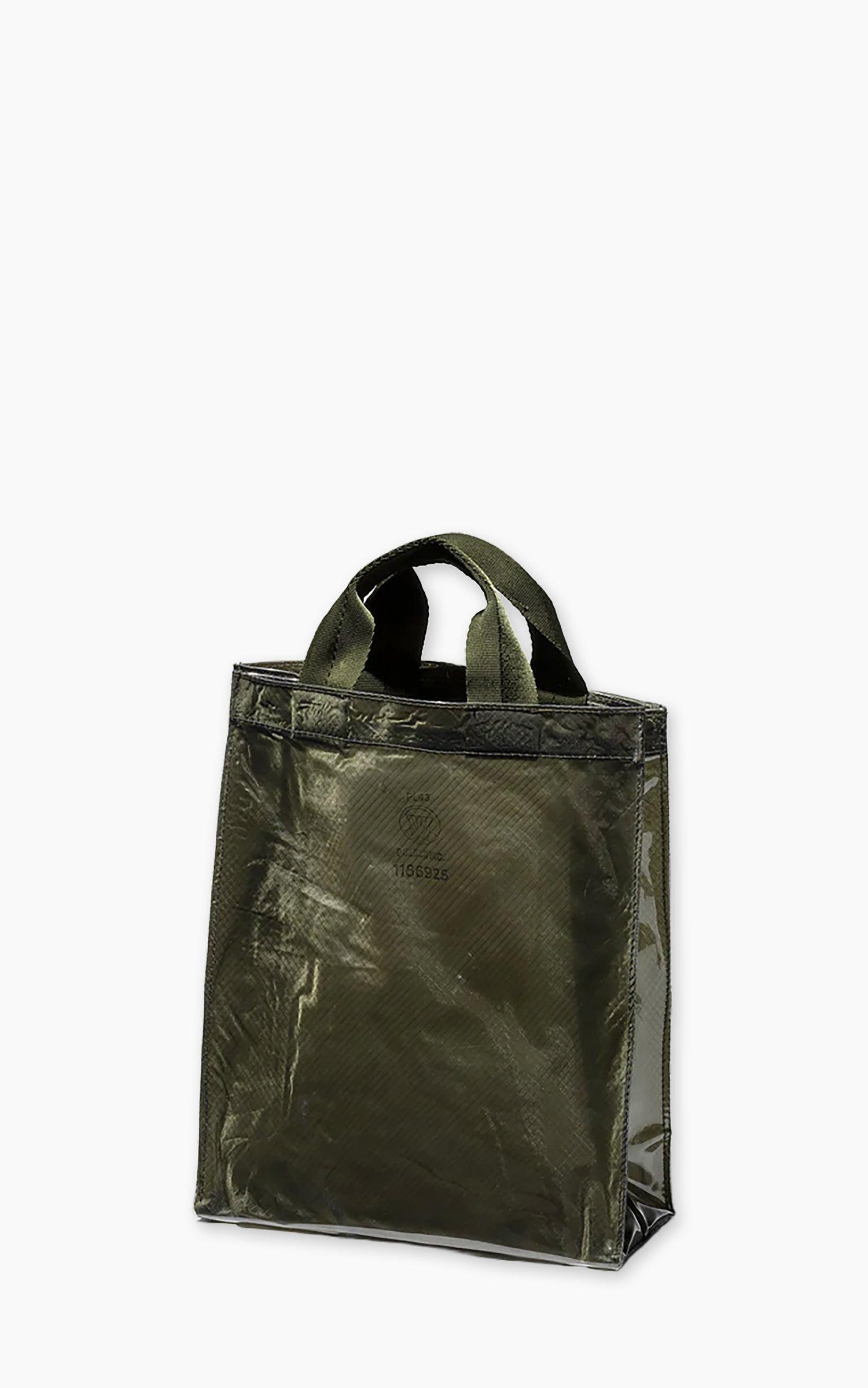 Covered Parachute Document Bag Olive