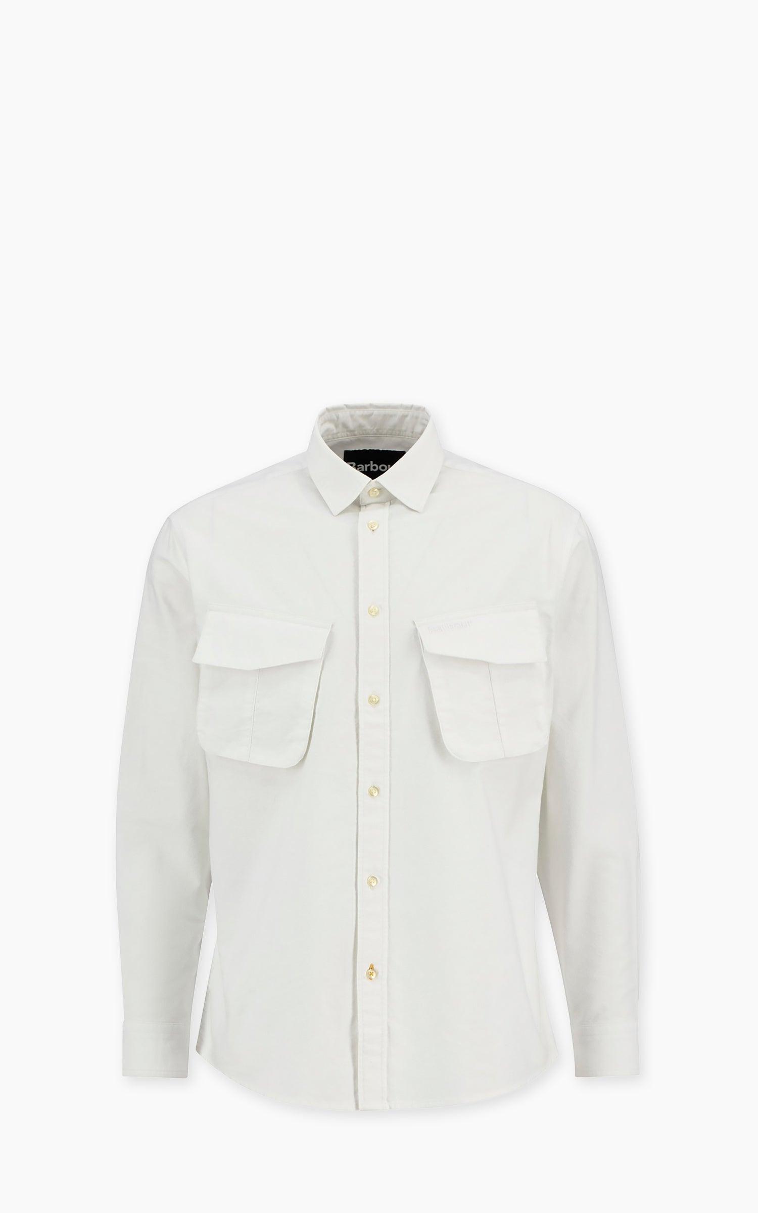 Arnham Oversized Oxford Jungle Shirt White