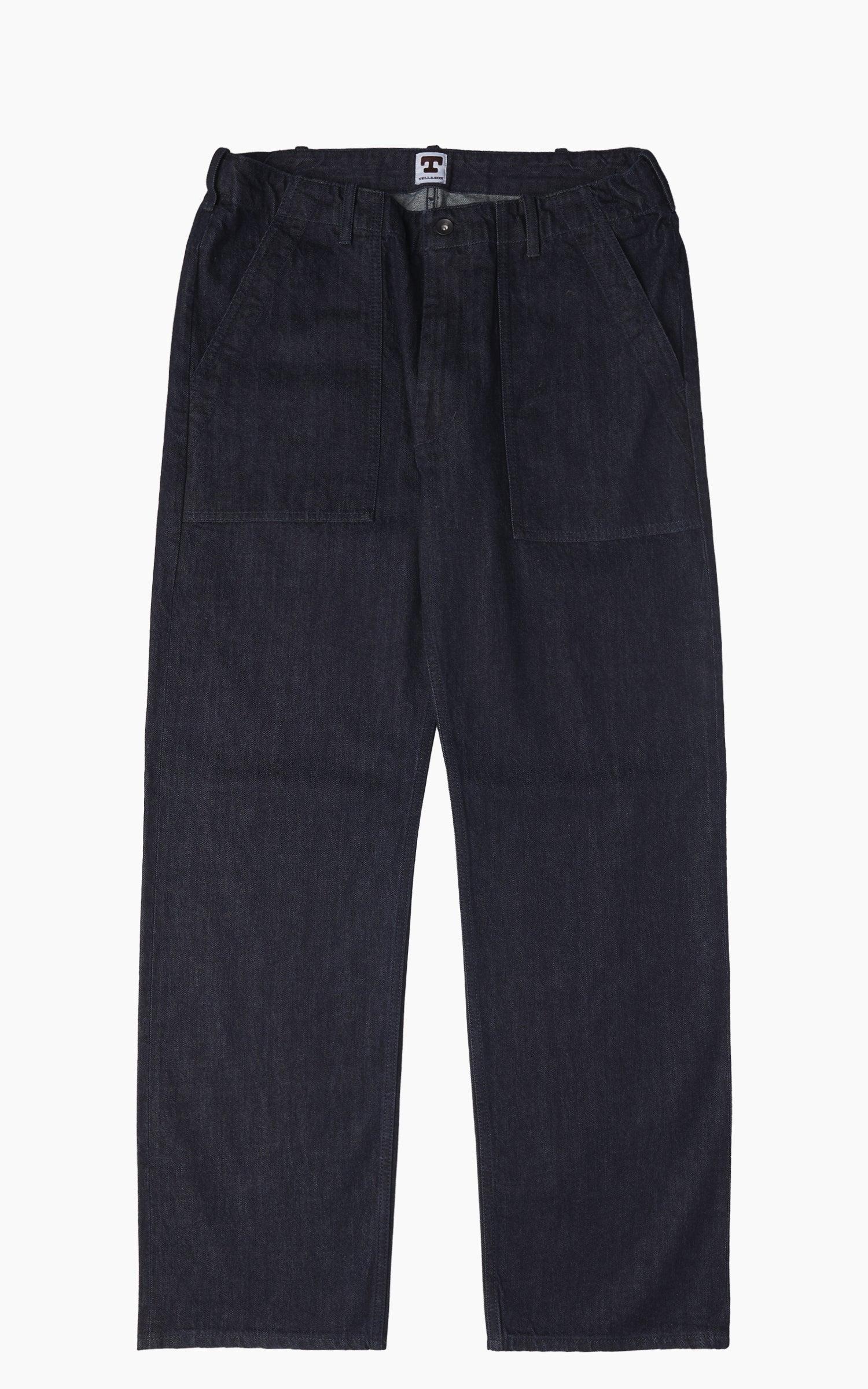 Fatigue Pant Straight New Chai Denim Rinsed