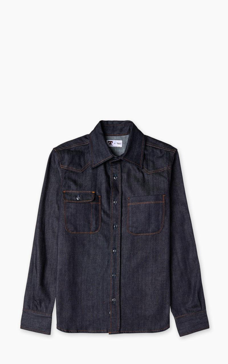 Topper Denim Shirt Unwashed Indigo 7.5oz