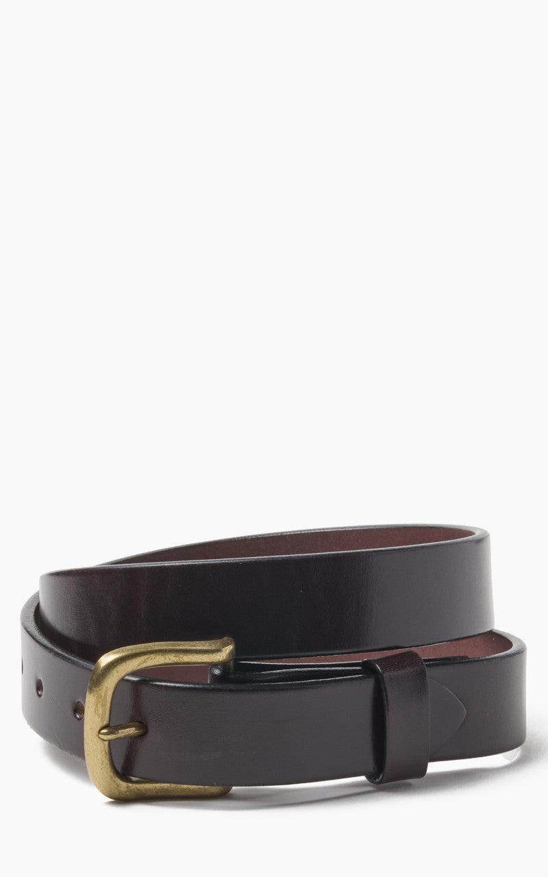 Bridle Leather Strap Belt Havana