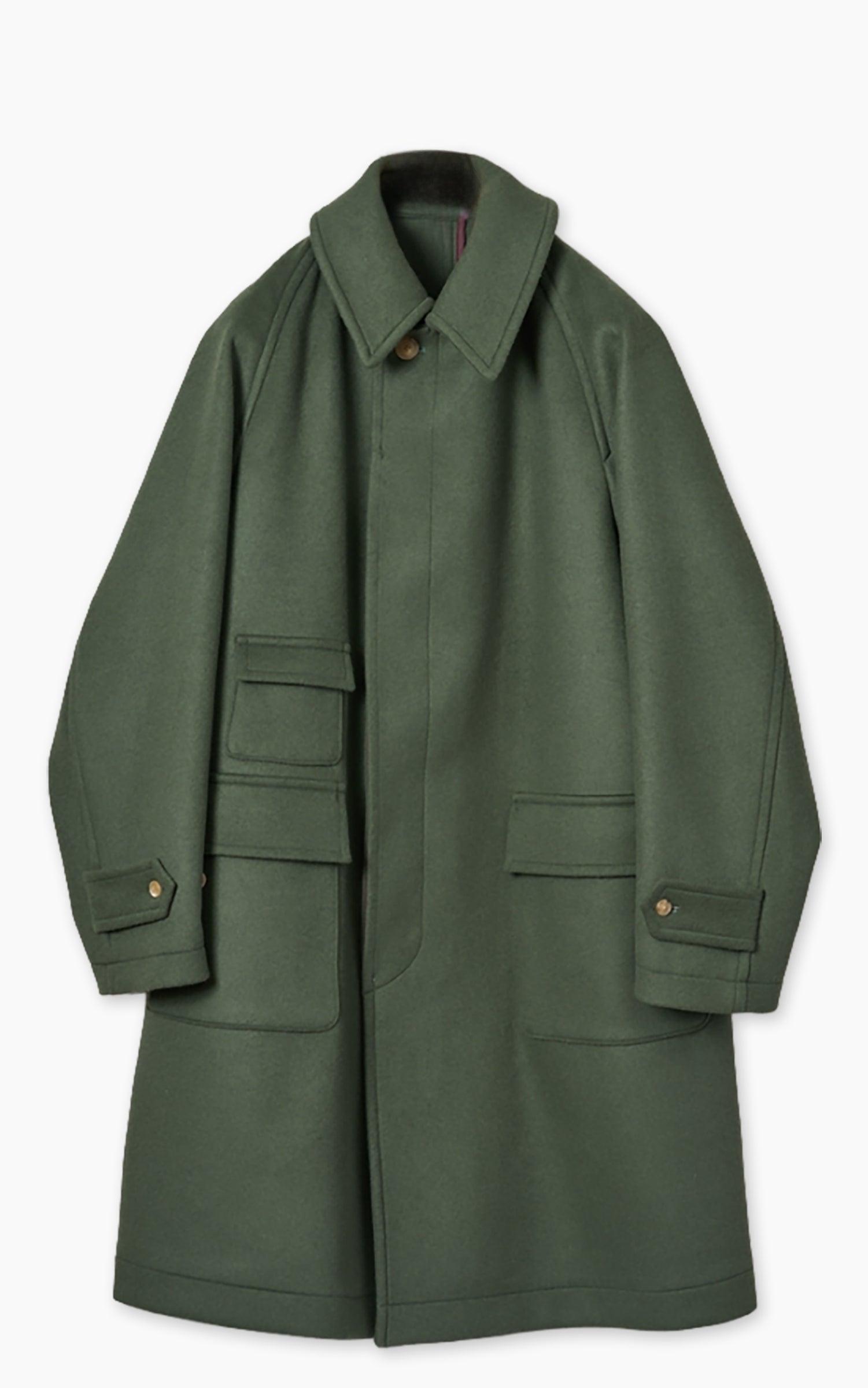 Traveller Coat Wool Top Green