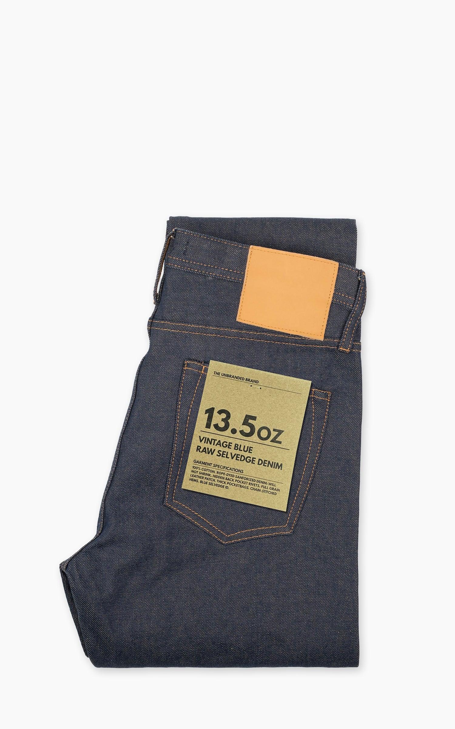 UB254 Tapered Fit Vintage Blue Selvedge 13.5oz