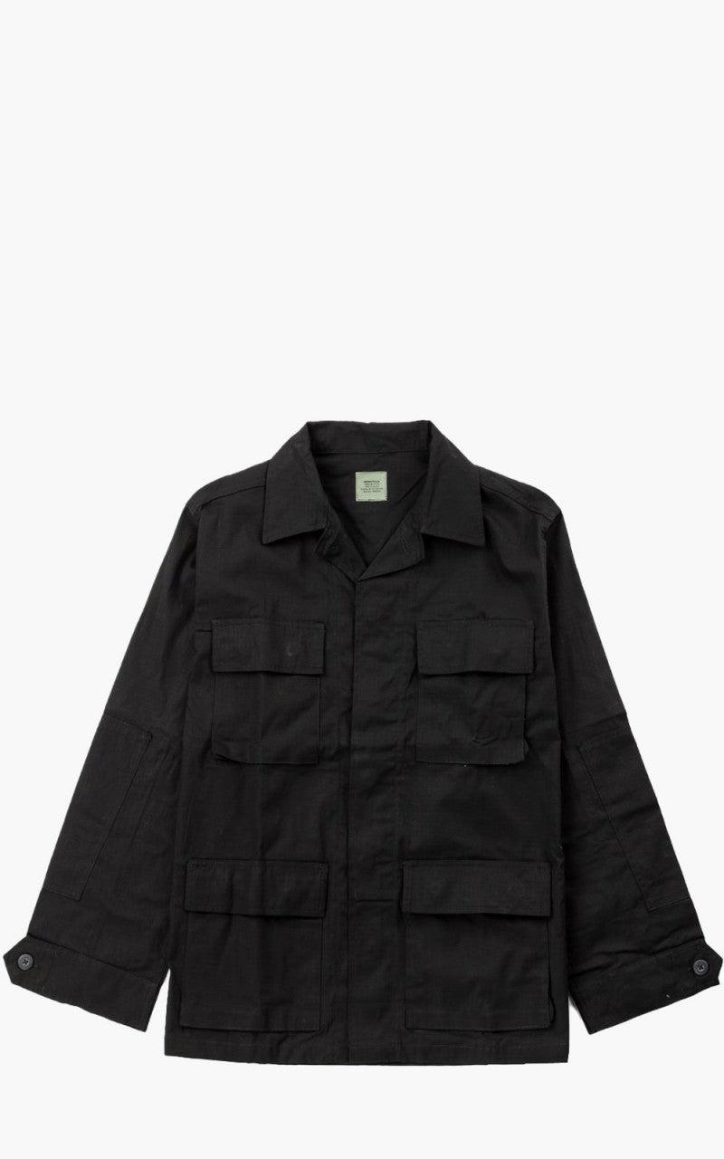 US BDU Field Jacket Ripstop Black