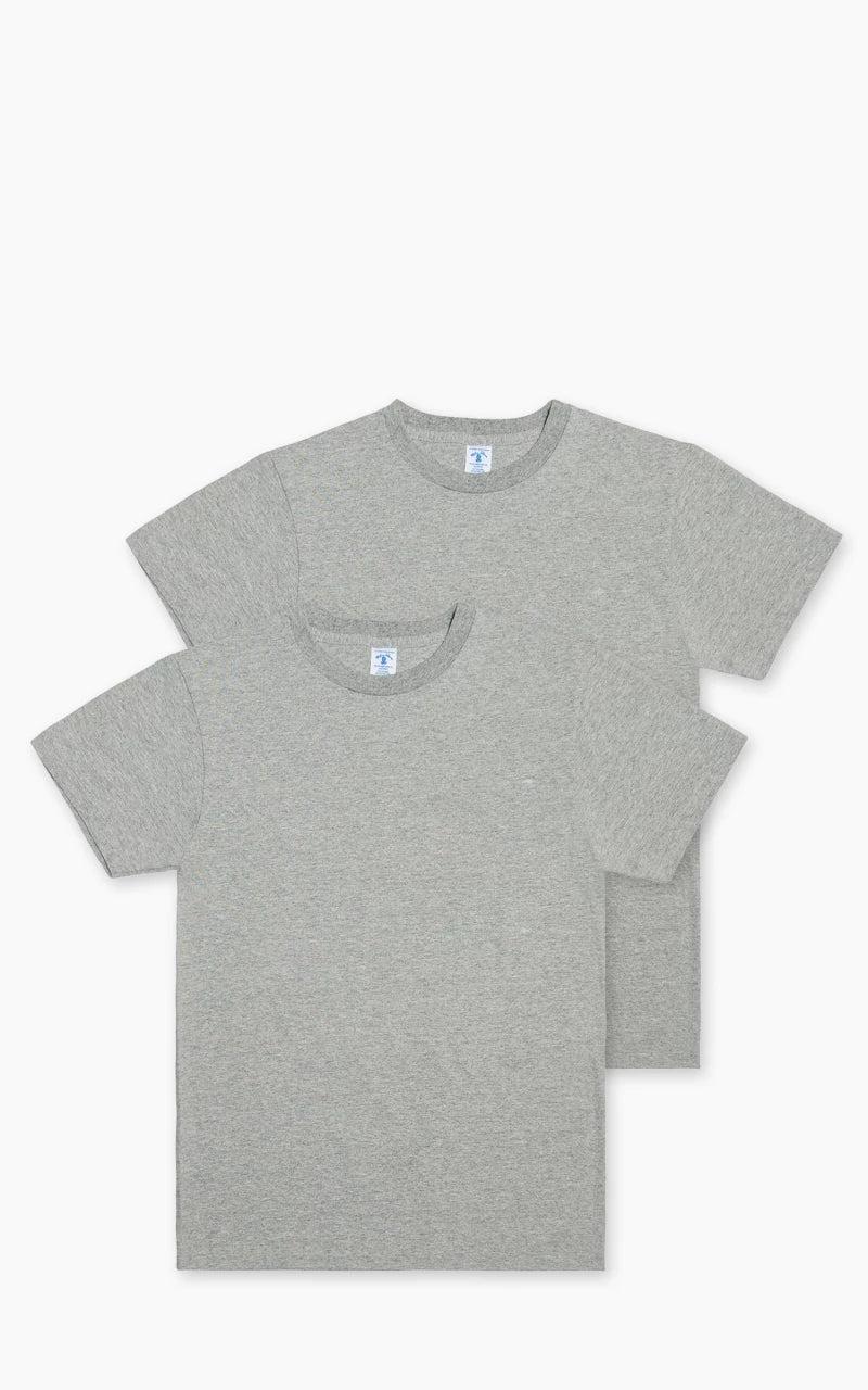 Crew Neck Tee 2-Pack Heather Grey