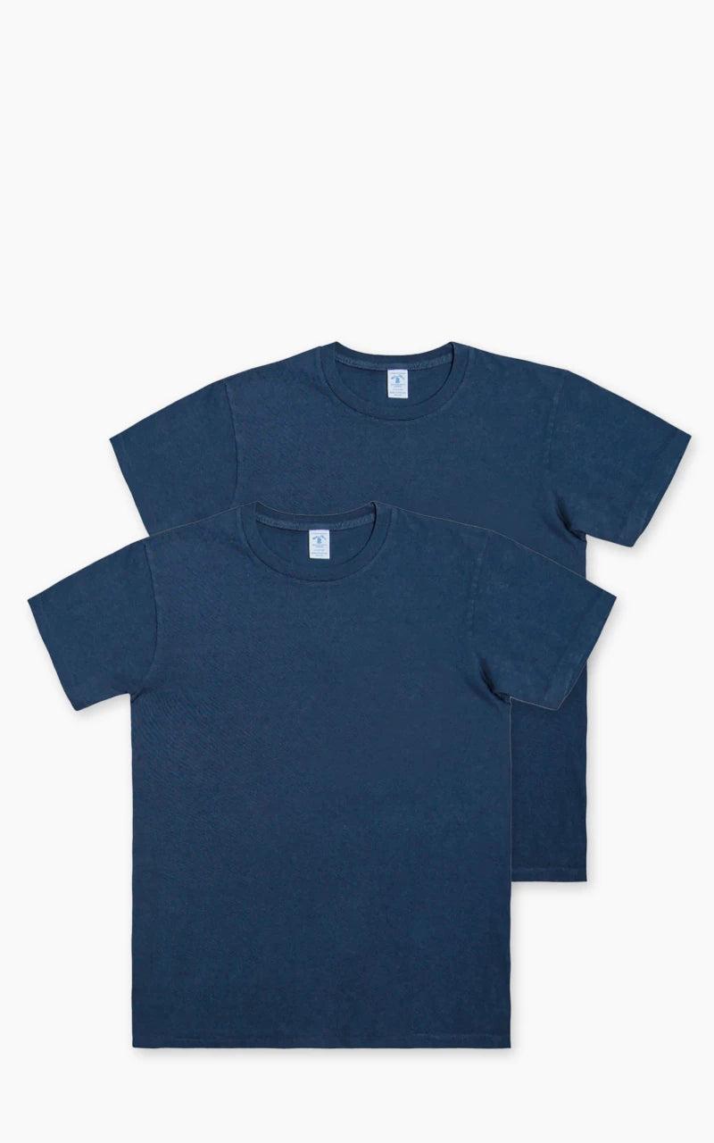 Crew Neck Tee 2-Pack Navy