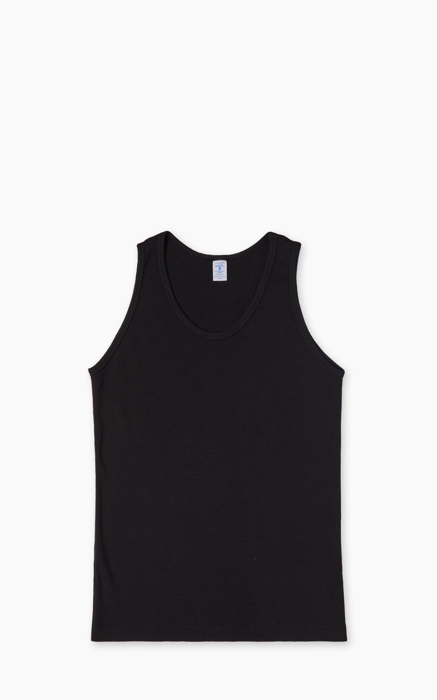 Rib Tank Top Black