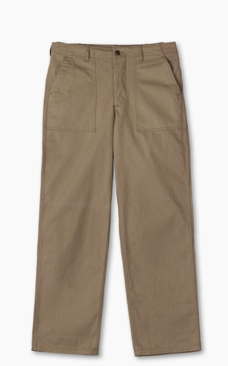 . Lot 1086 Military Herringbone Pants OD Green