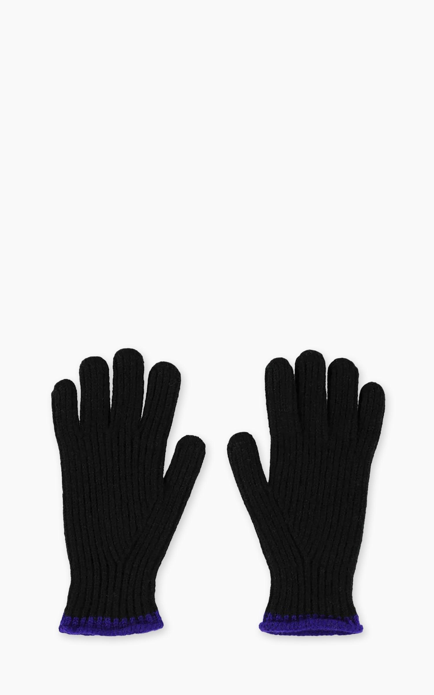 Wind It Up Ribbed Gloves Black