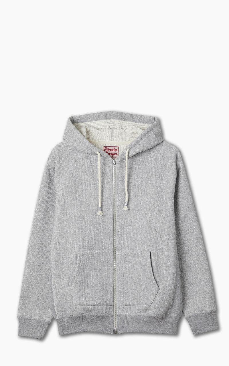 Zip Hoodie Double Heavyweight French Terry Heather Grey / FW25