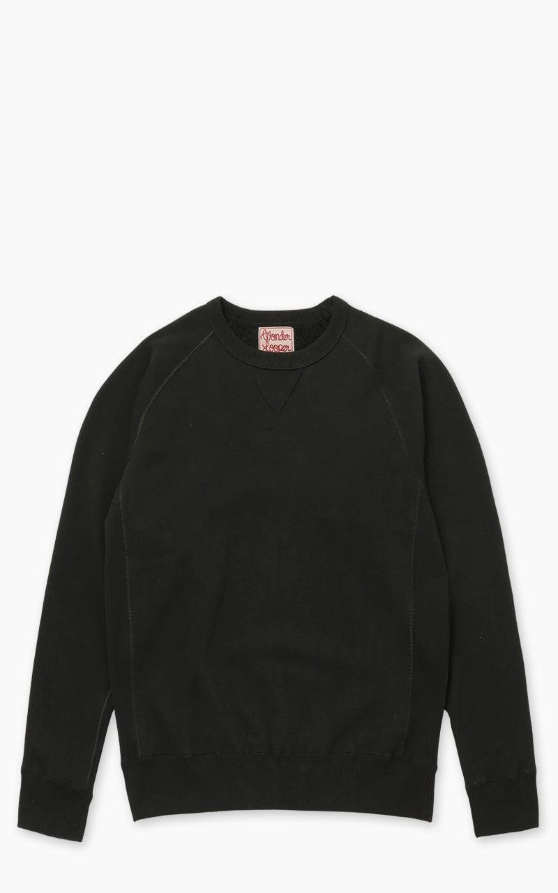 Pullover Crewneck Super Looper French Terry Sumi Black