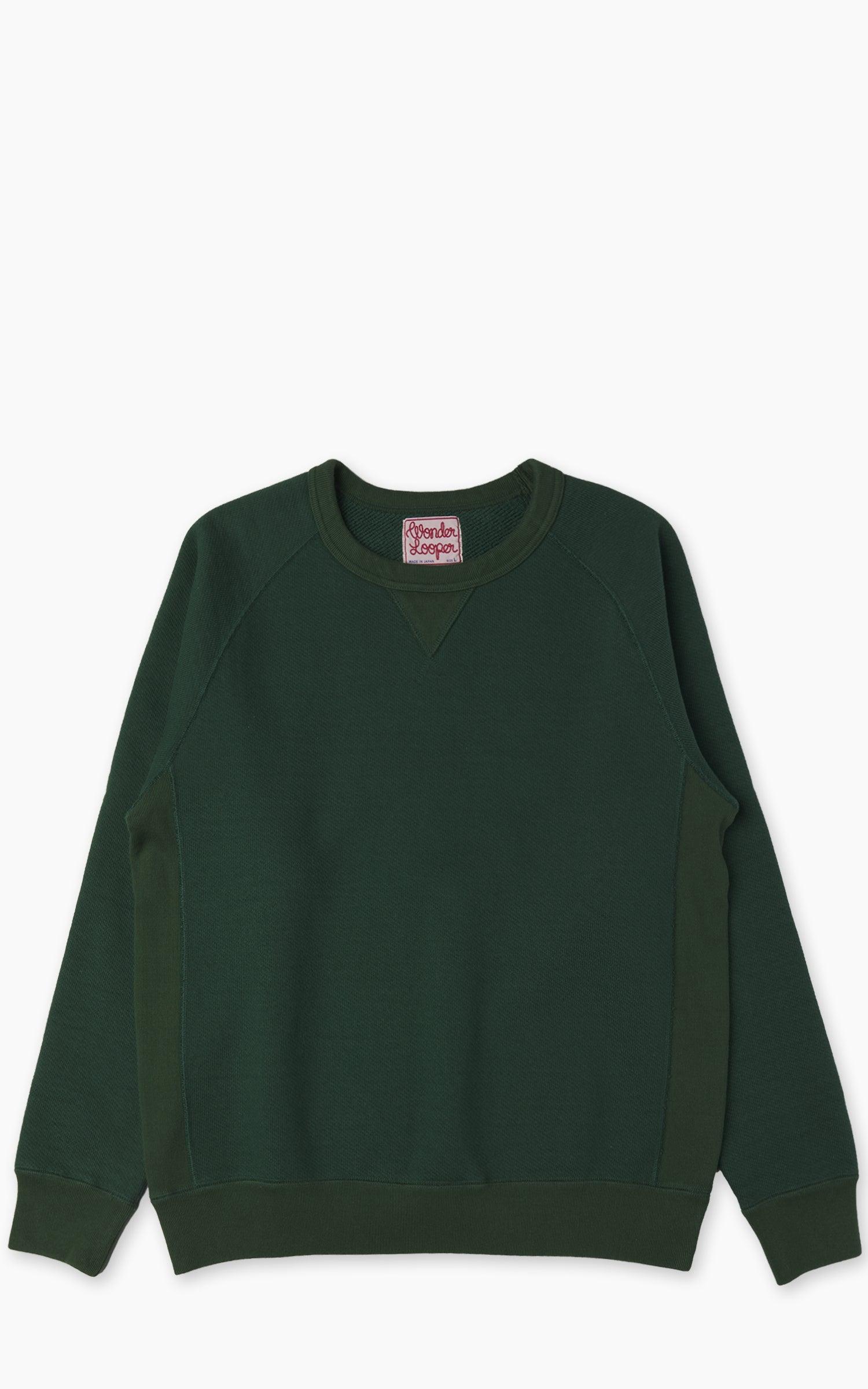 Crewneck Double Heavyweight French Terry Racing Green