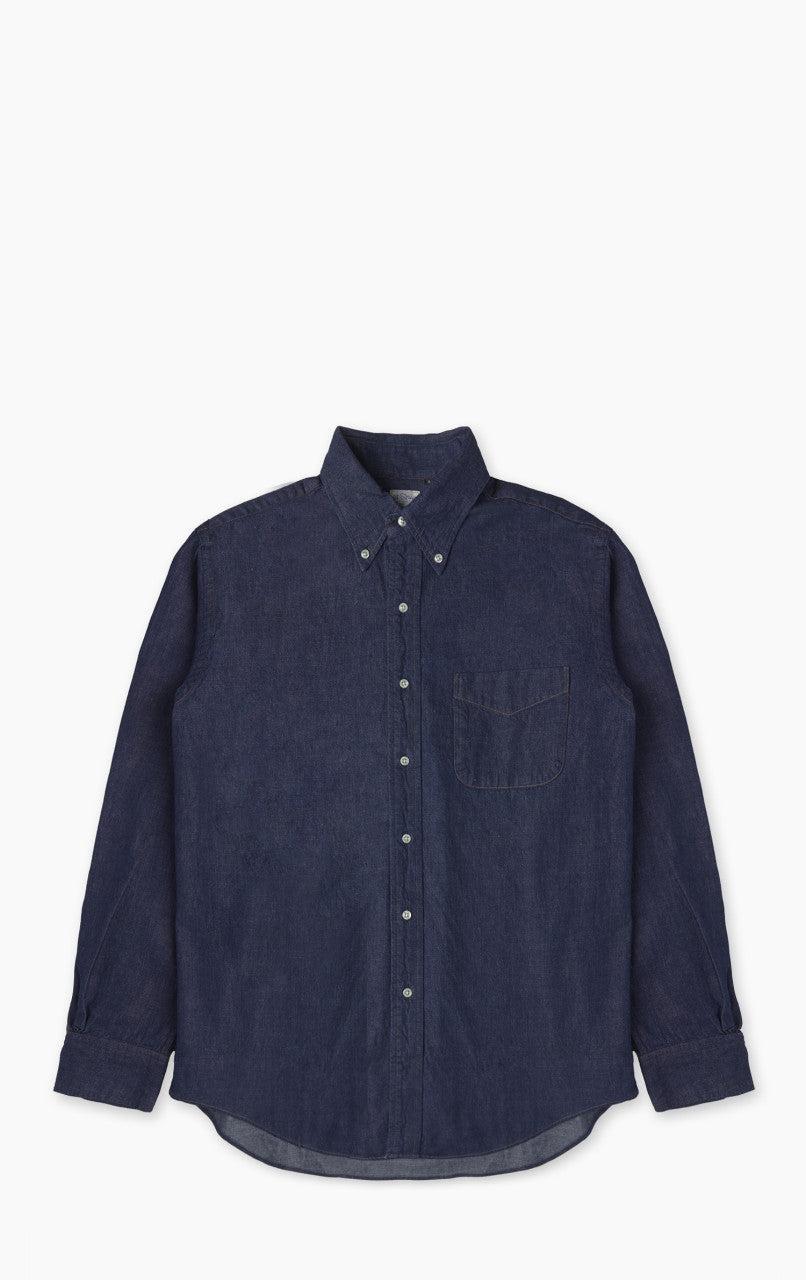 Standard Button Down Denim Shirt One Wash Indigo