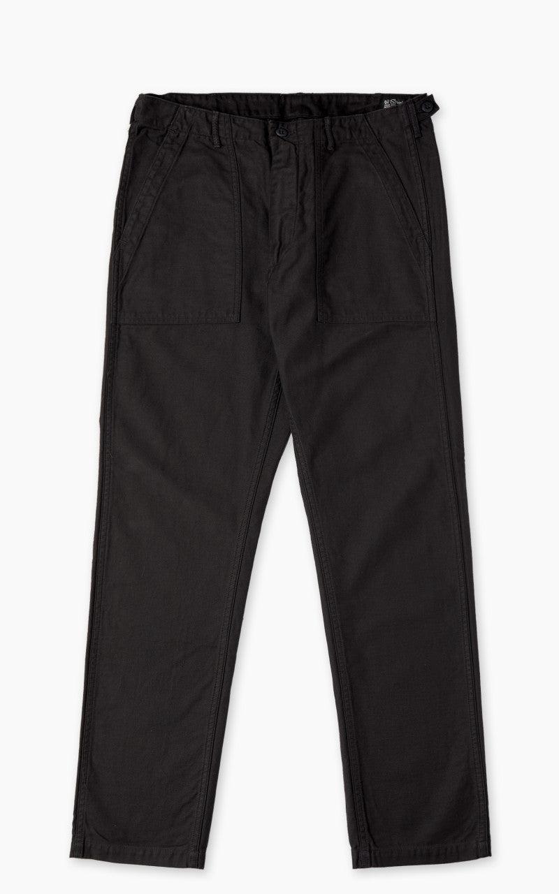US Army Fatigue Pants Slim Black