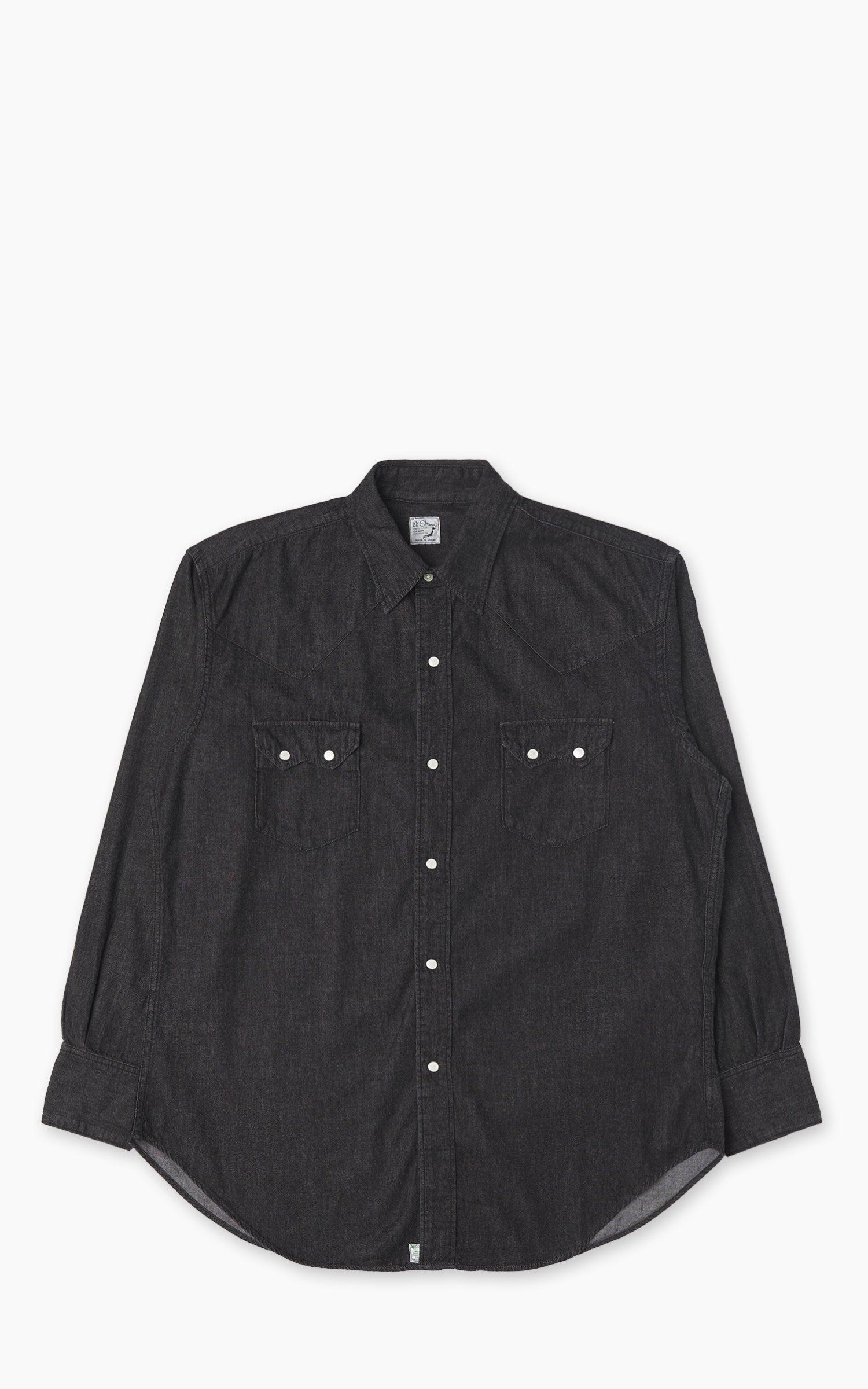 Denim Western Shirt Black