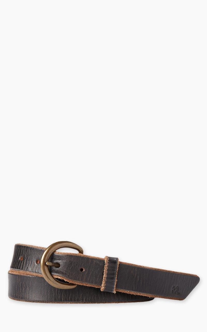 Tumbled Leather Belt Brown