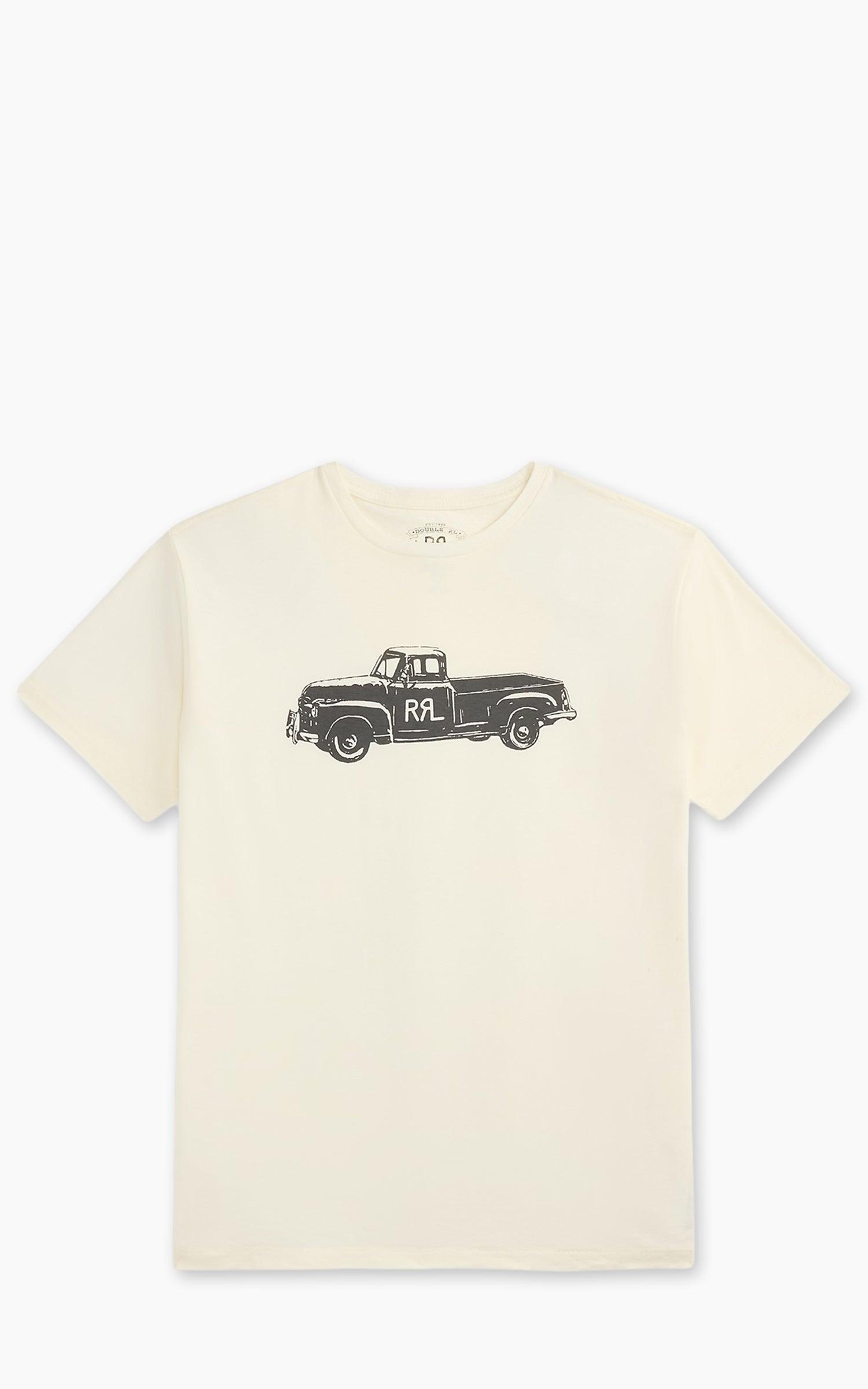 RRL Truck T-Shirt Paper White