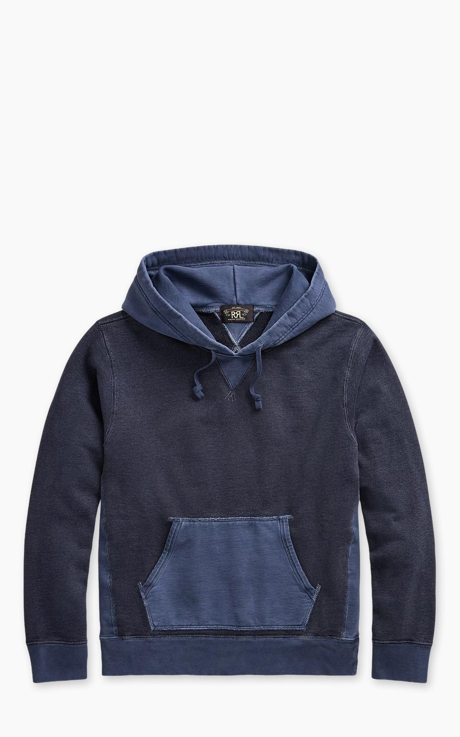 French Terry Hoodie Navy Multi
