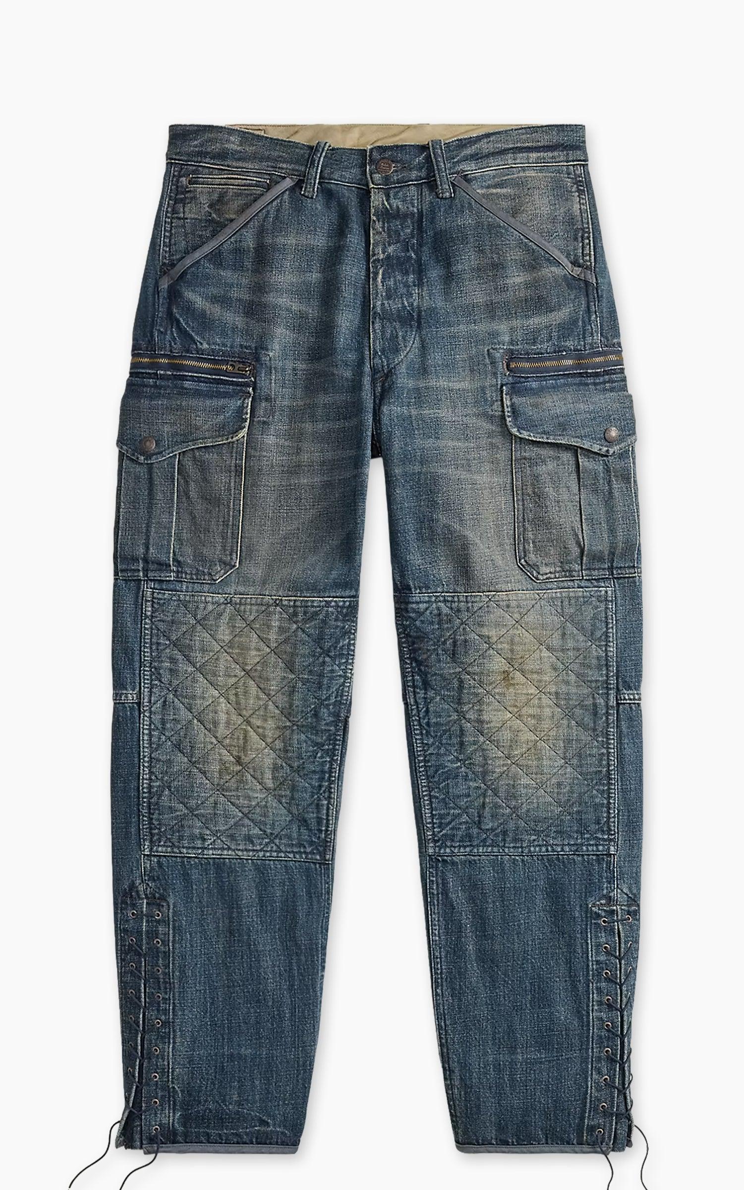 Quilted Denim Cargo Trouser Melvill Wash