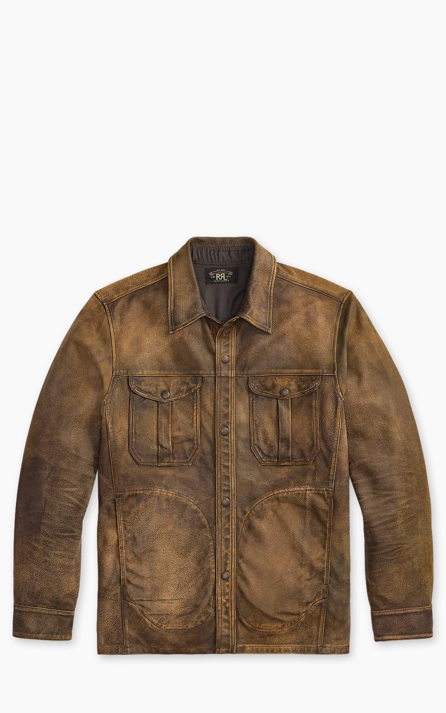 Sheepskin Overshirt Brown