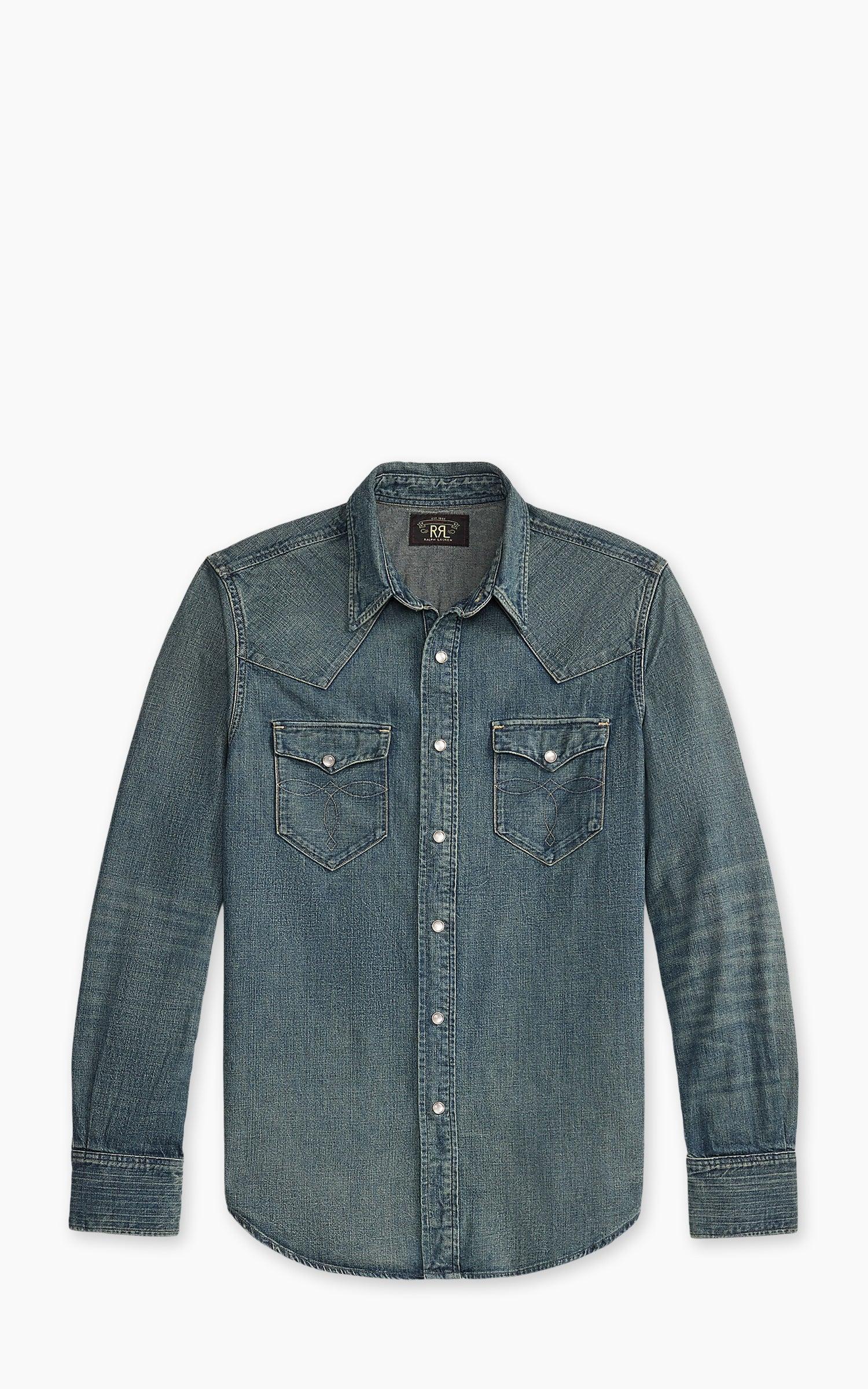 Buffalo Western Shirt Denim Dark Wash