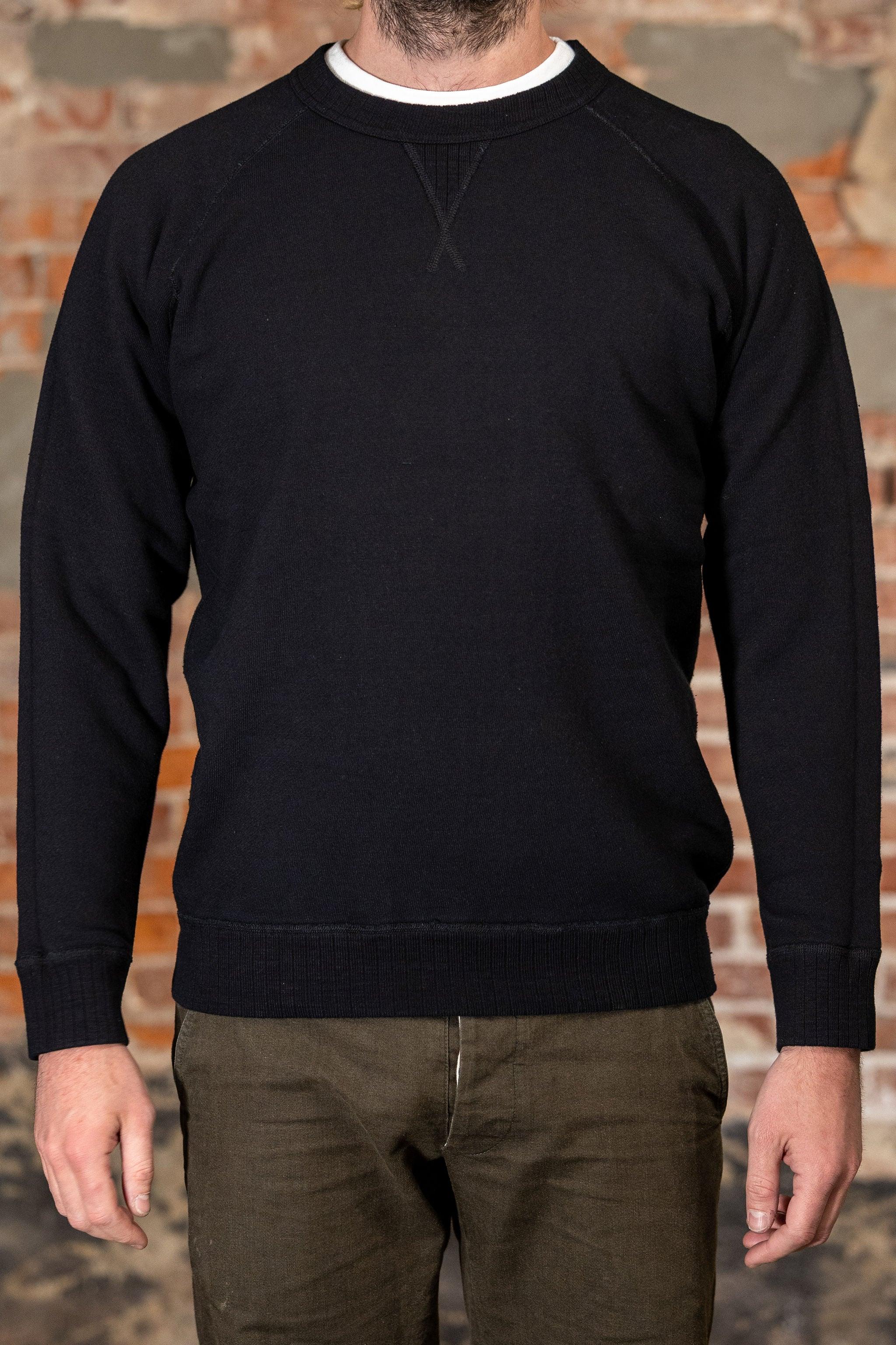 5409-IDBK Knitted Sweatshirt - Indigo Black