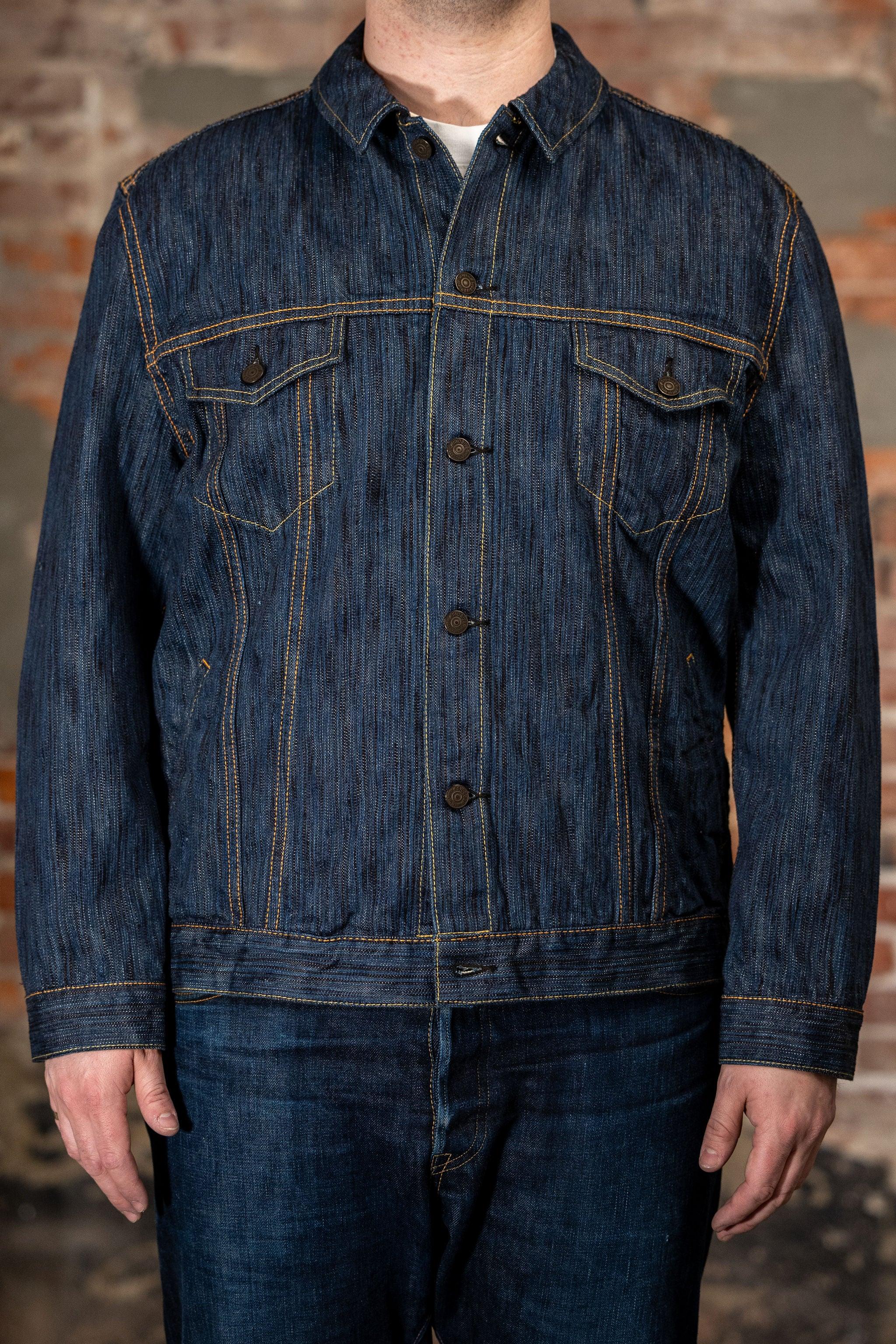 6226-L 14.5oz Waterfall Denim Type III Jacket - Light Indigo