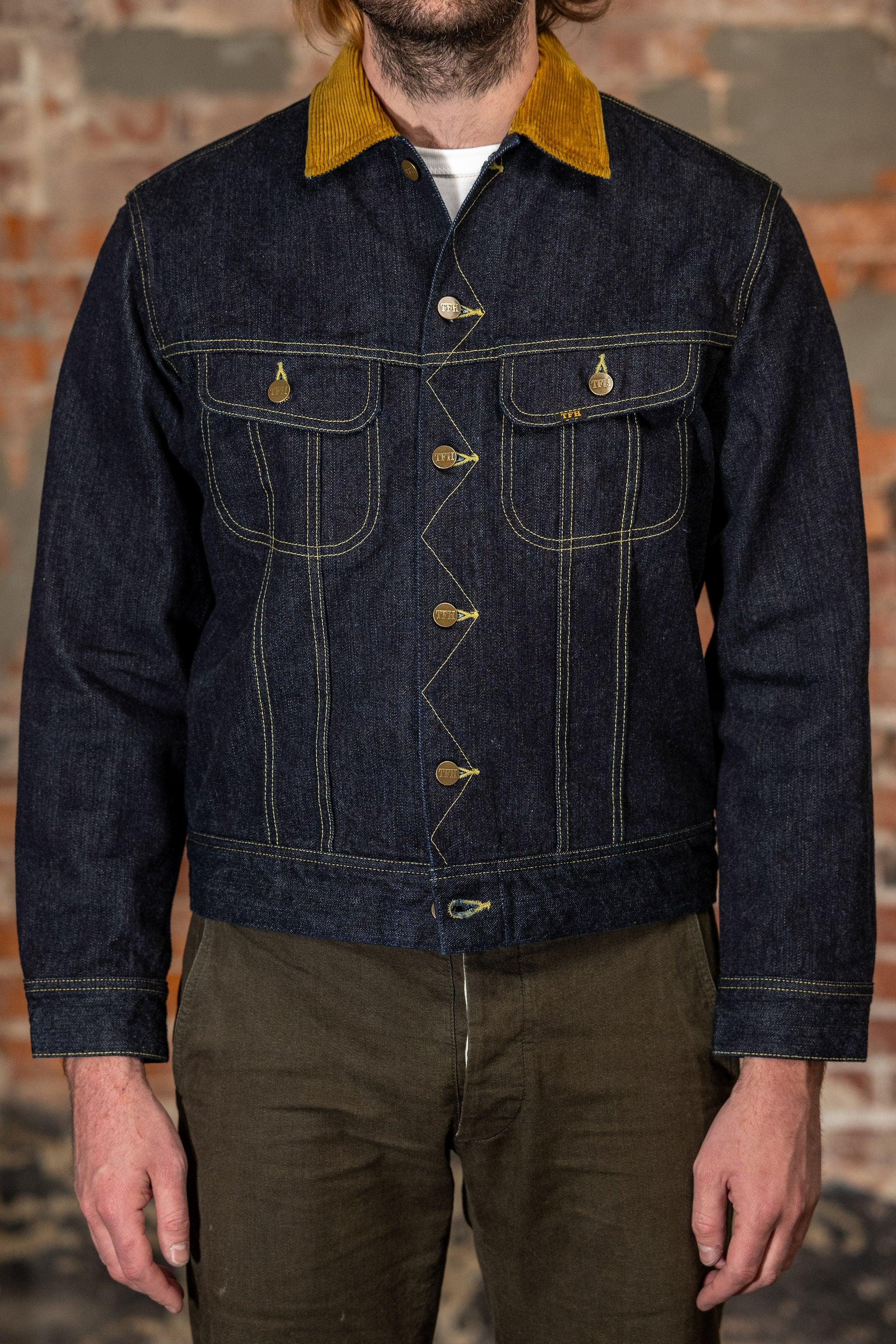 FN-OJ-D102J 14.5oz Blanket Lined Denim Jacket