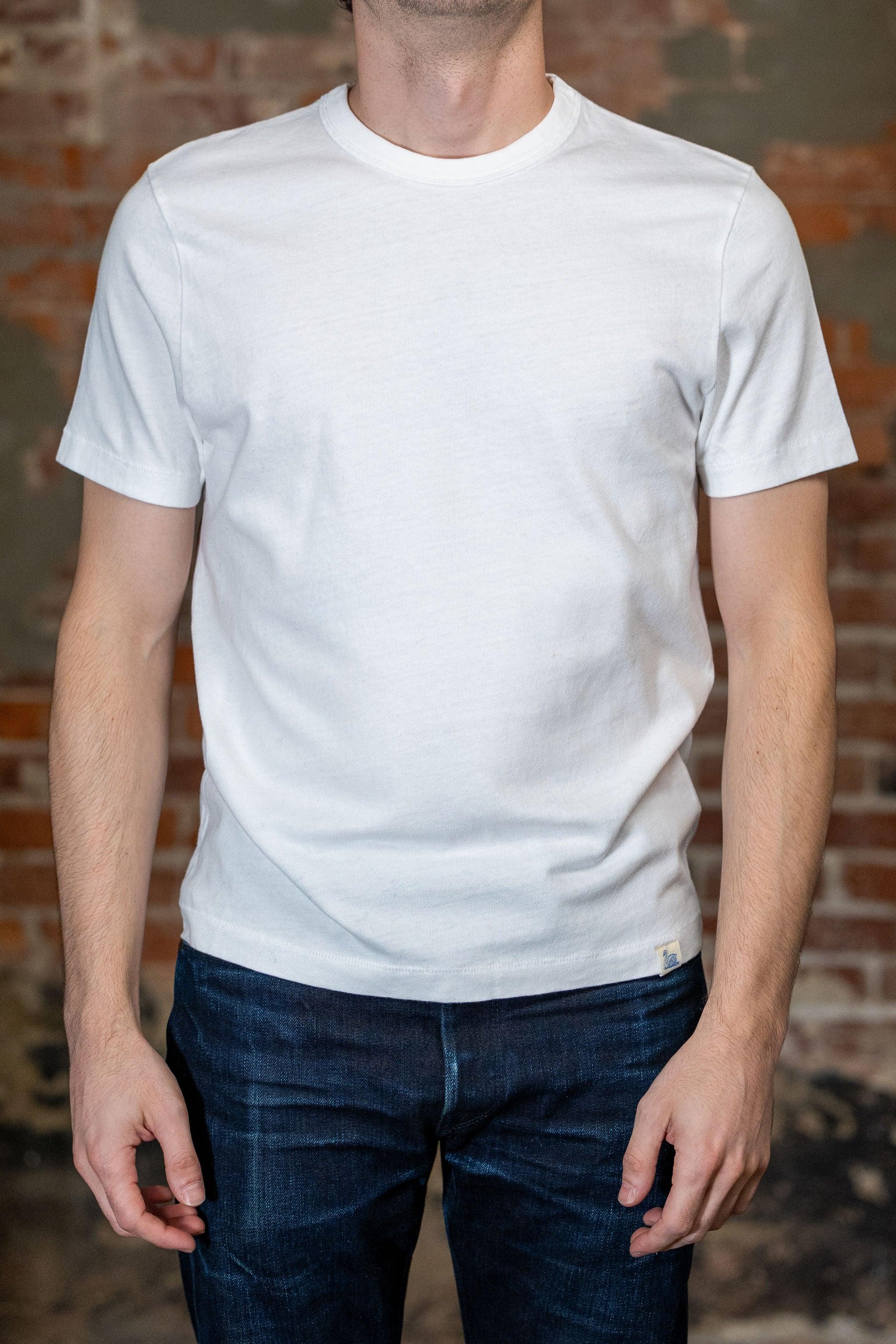 TEE03 Authentic Jersey Cotton T-Shirt - Crisp White