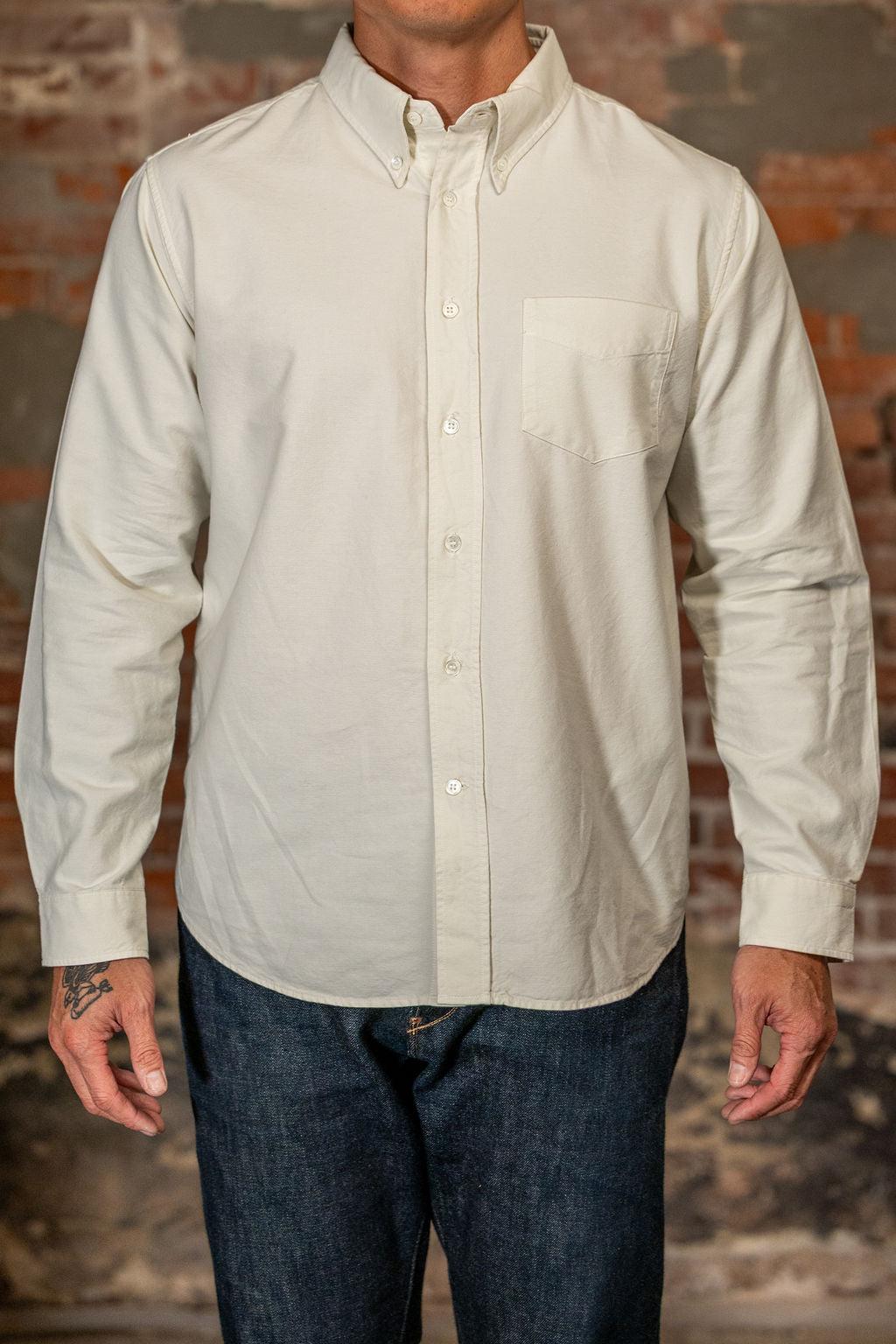 "Beefy" Cotton Oxford - Bone