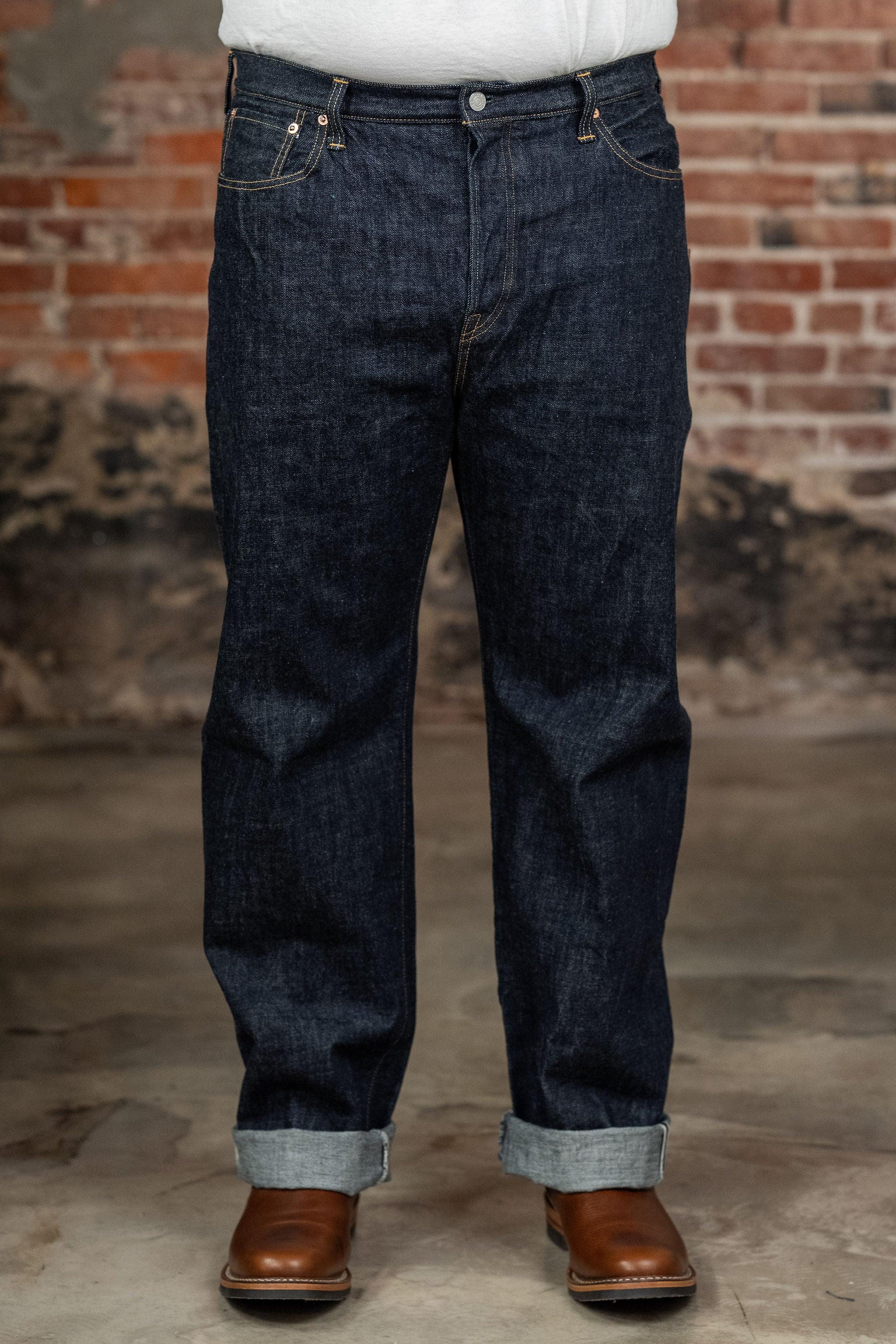 0815 13.5oz Denim Loose Fit - Indigo One-Washed