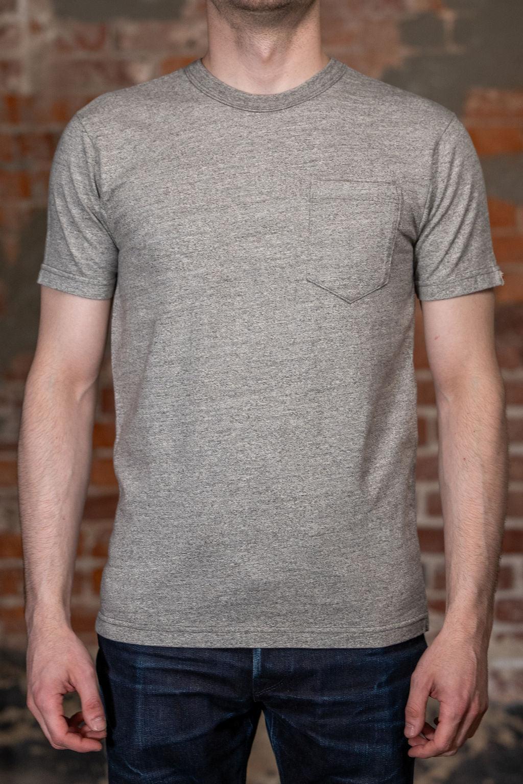 Ramayana Crew Neck Pocket T-Shirt - Gray