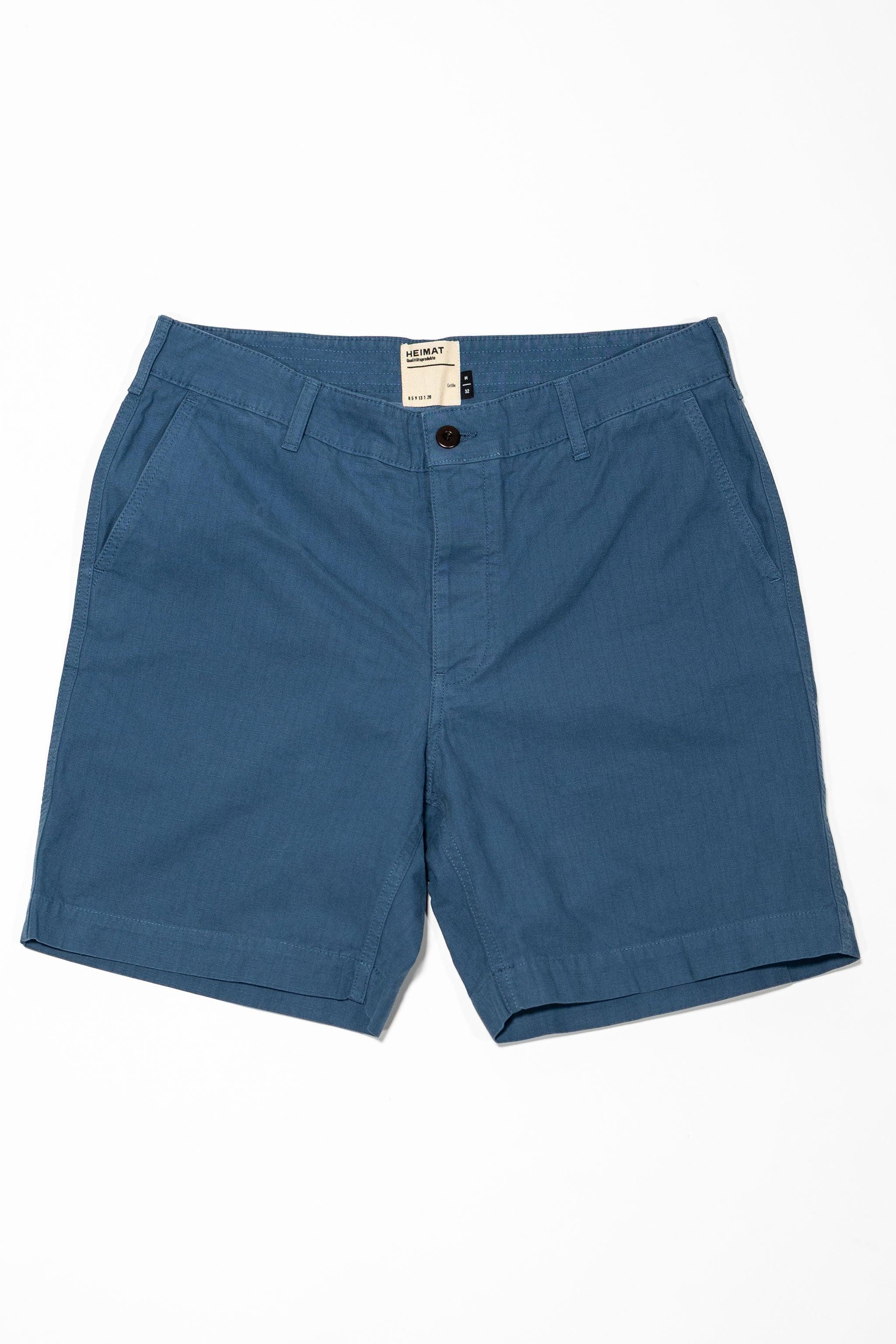 Journey Short - Trail Blue Rip Stop Cotton