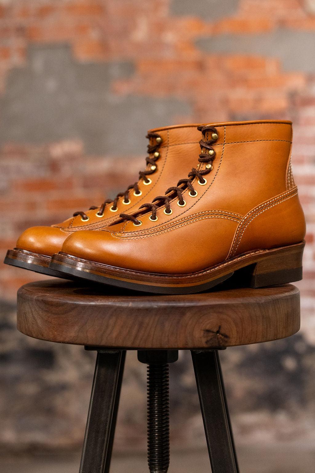 John Lofgren Donkey Puncher Badalassi Carlo Boots - Cognac