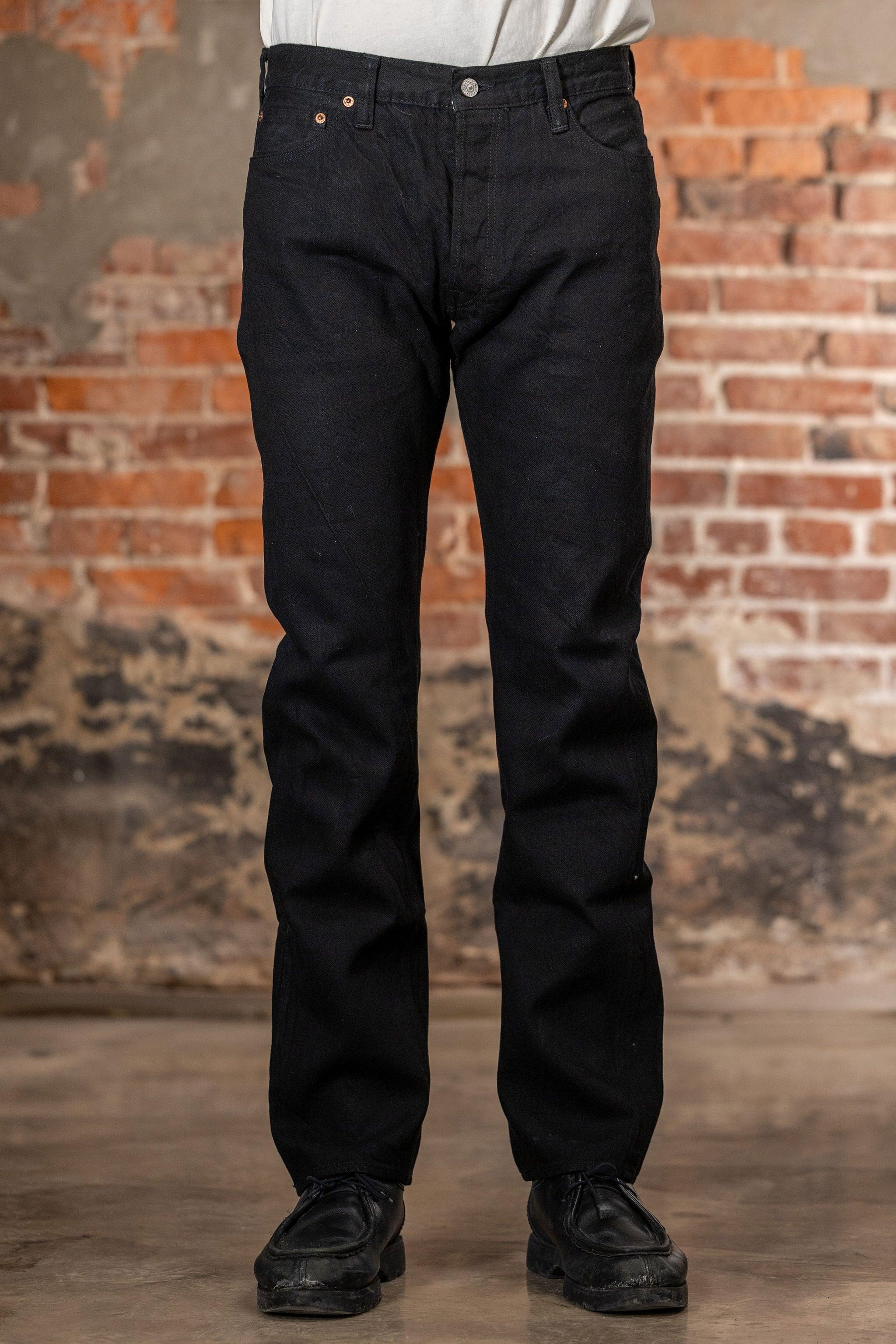 Black Denim Type-III Slim Tapered - One Wash 13 oz. Japanese Selvedge Denim