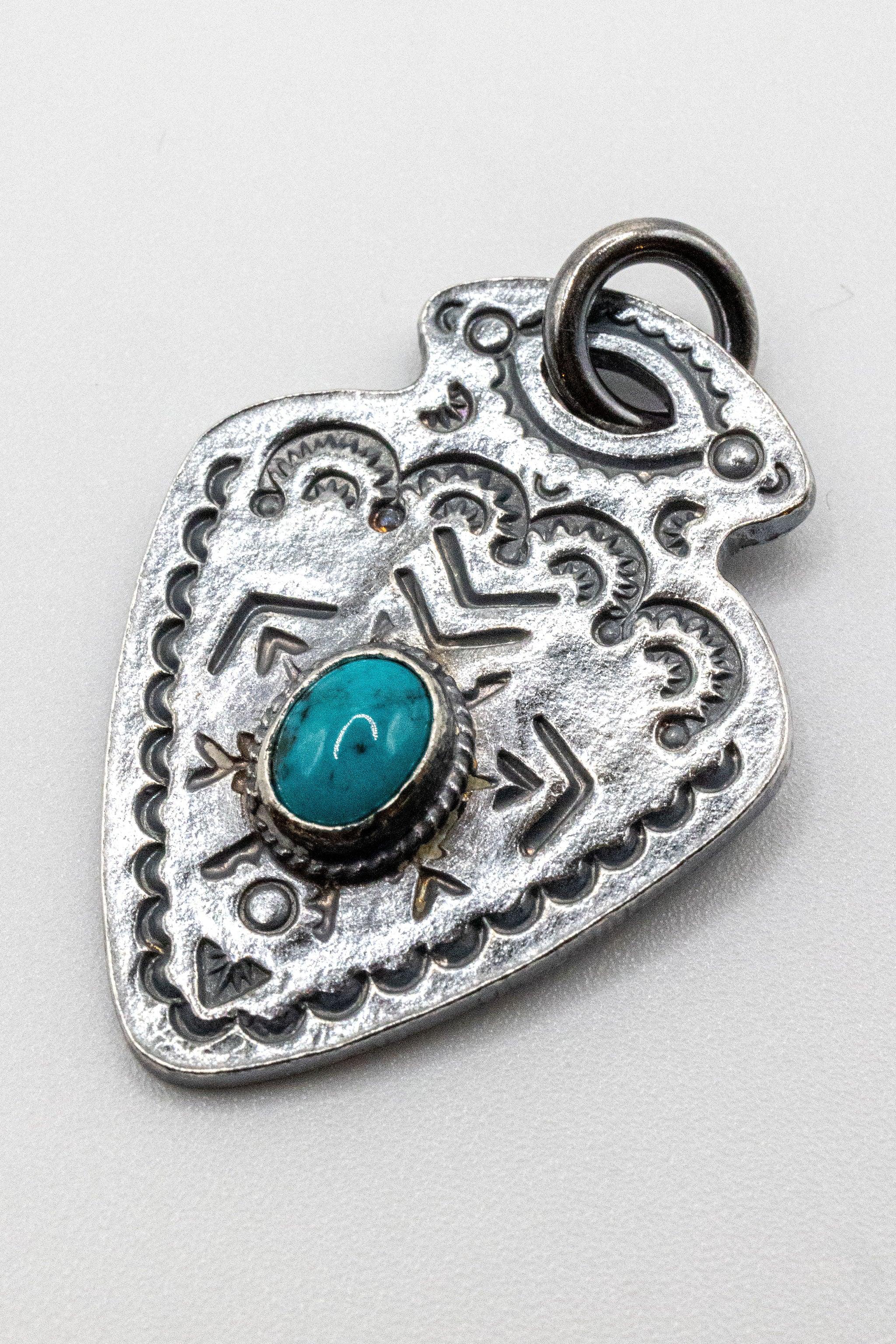 P-581 VFSW Arrow Head with Turquoise Pendant