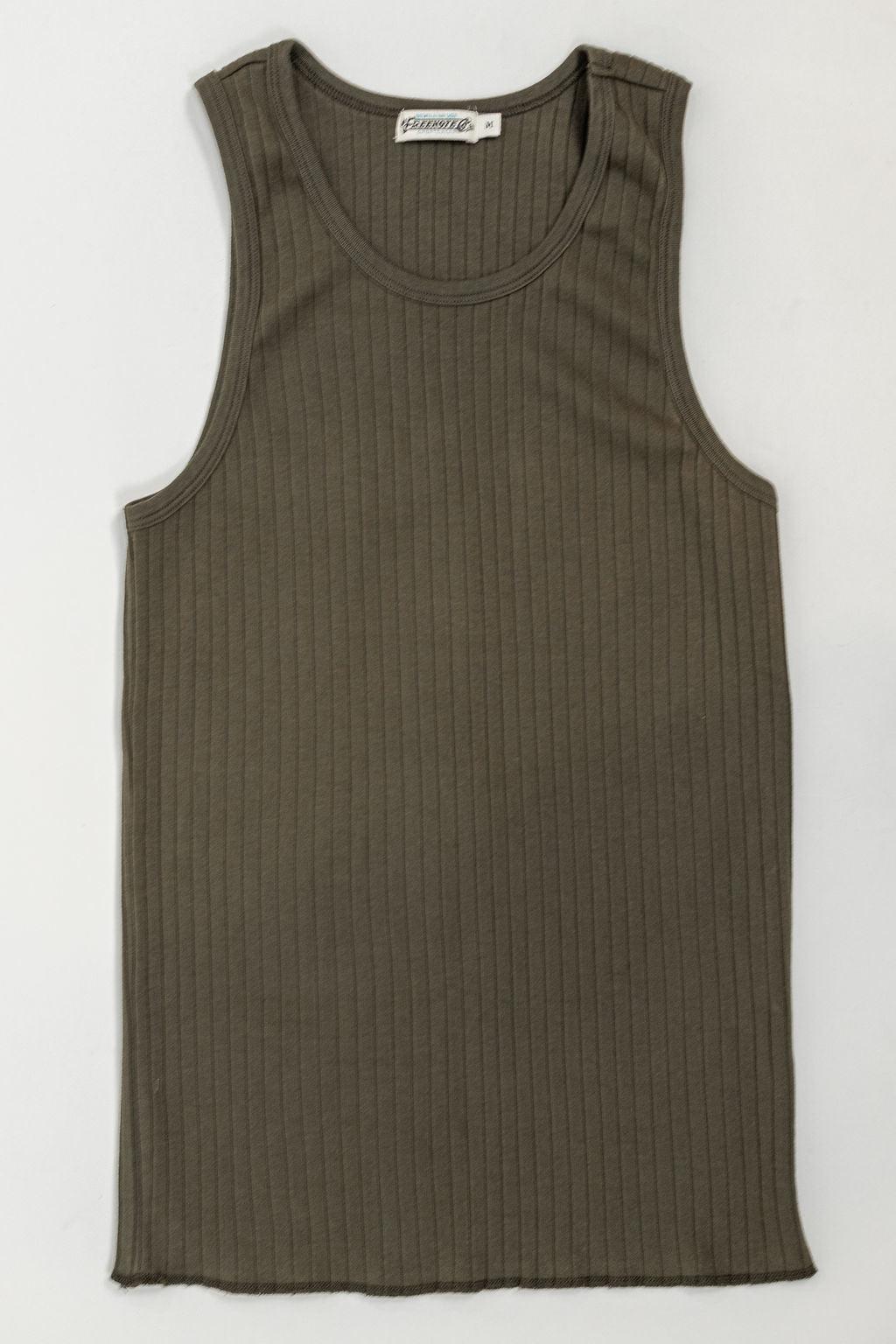 Ribbed Tank - Olive