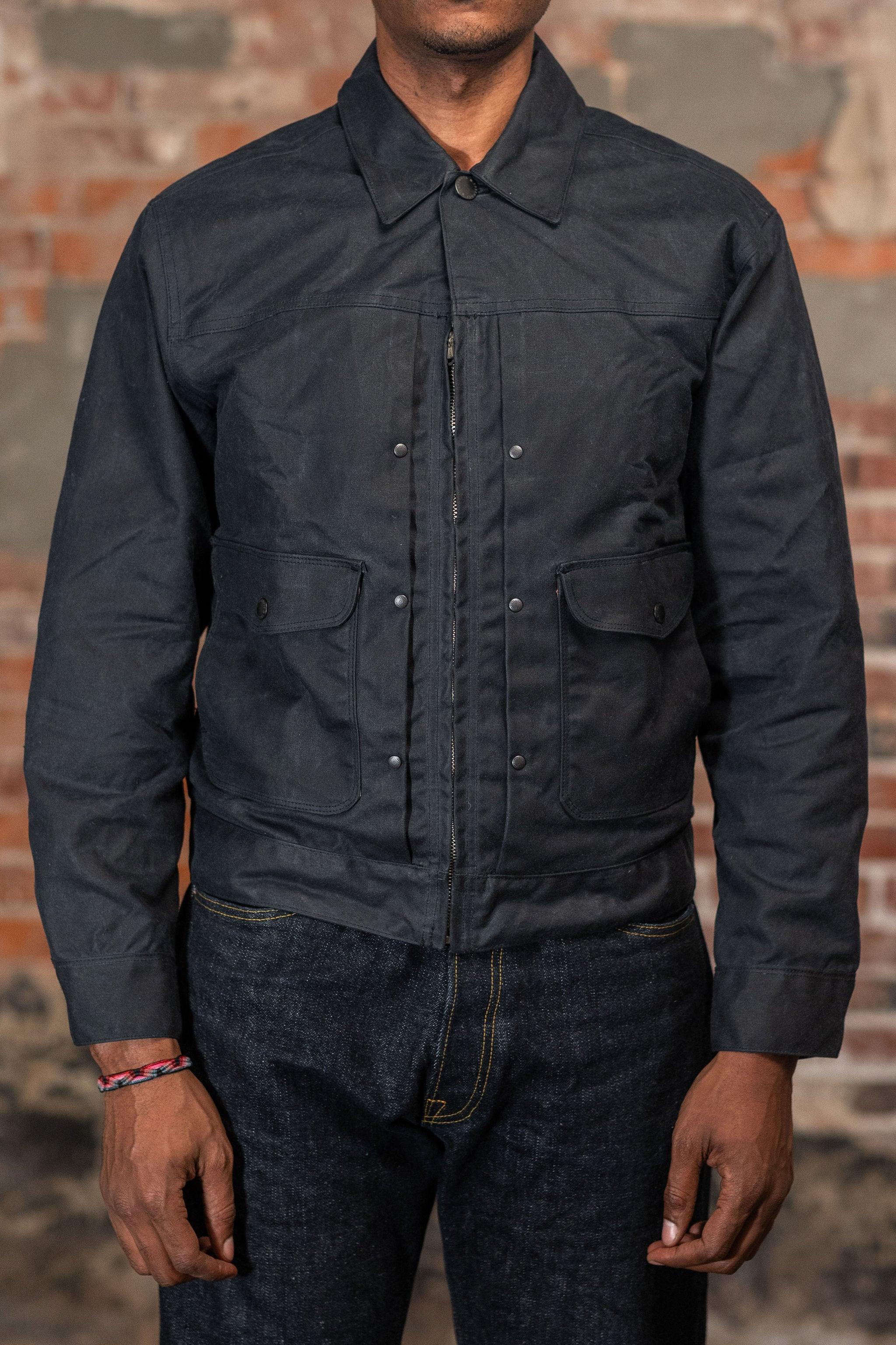 Faro Jacket Waxed Canvas - Black