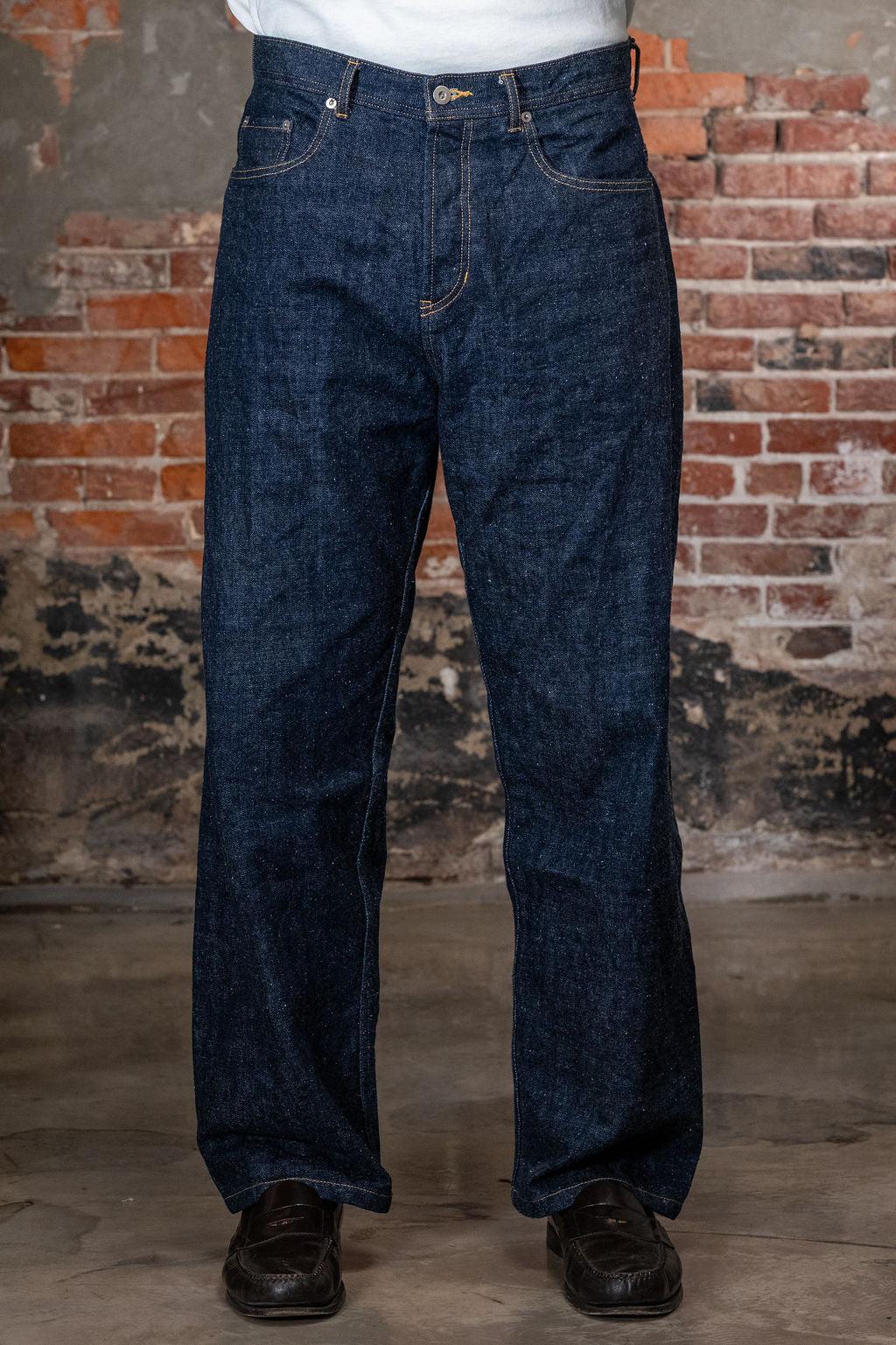 Robby Wide Cut Jeans - 13oz Neppy Indigo Denim
