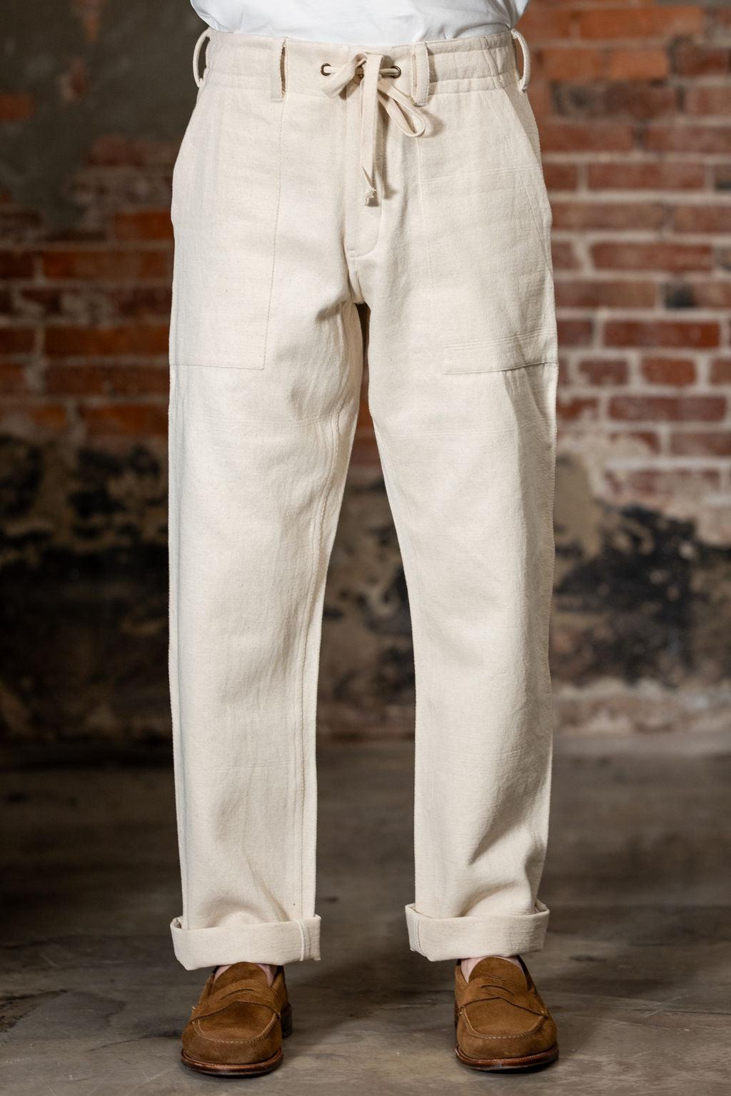 Obelisk Pant - Handwoven Undyed Denim