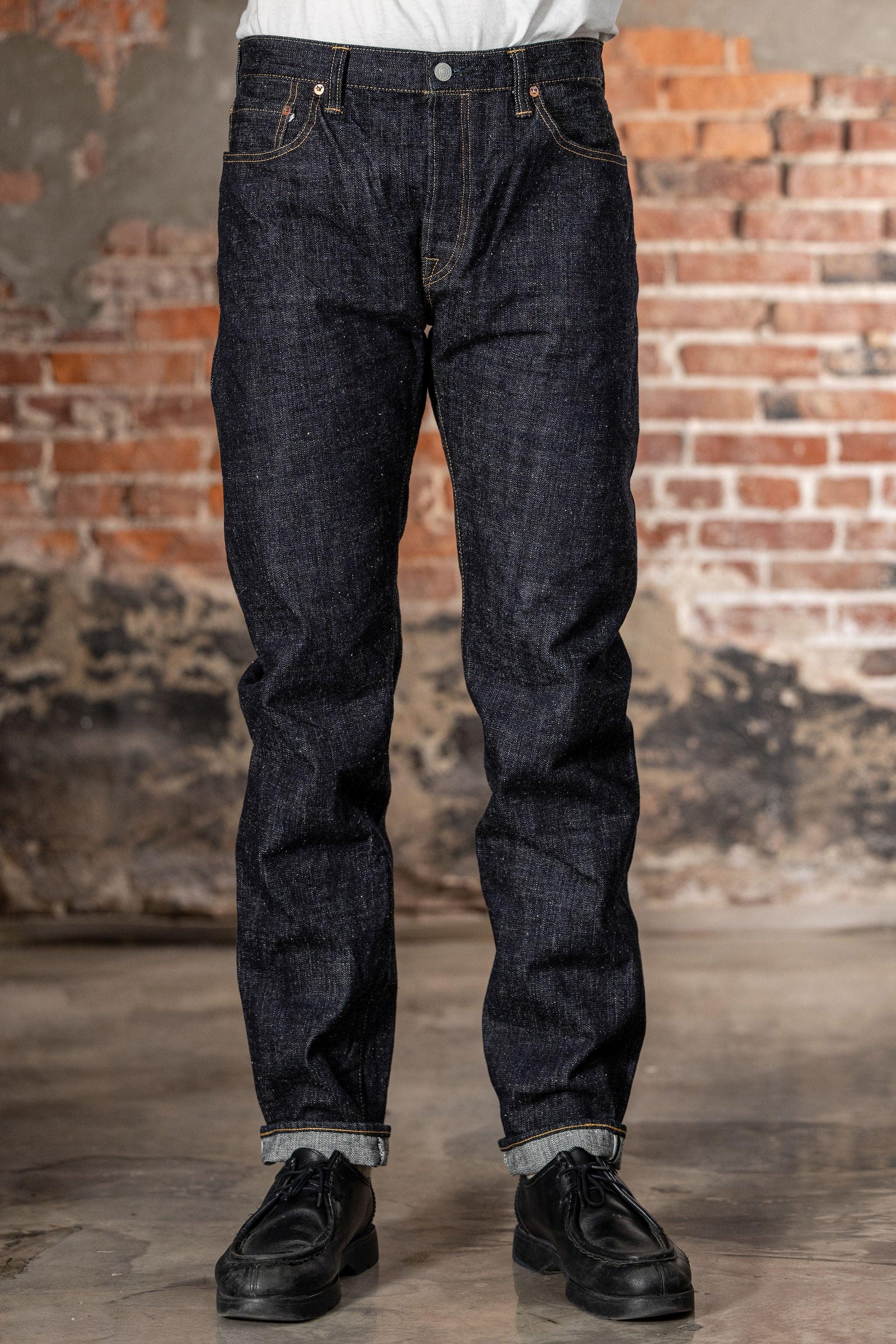 0411 15.5oz Nep Denim Straight Fit - Indigo One-Washed