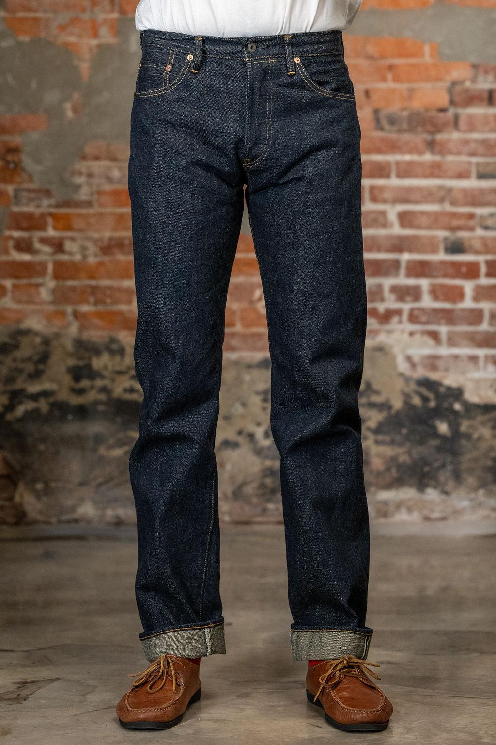 288-GC15 - 15oz Regular Straight Green Cast Denim