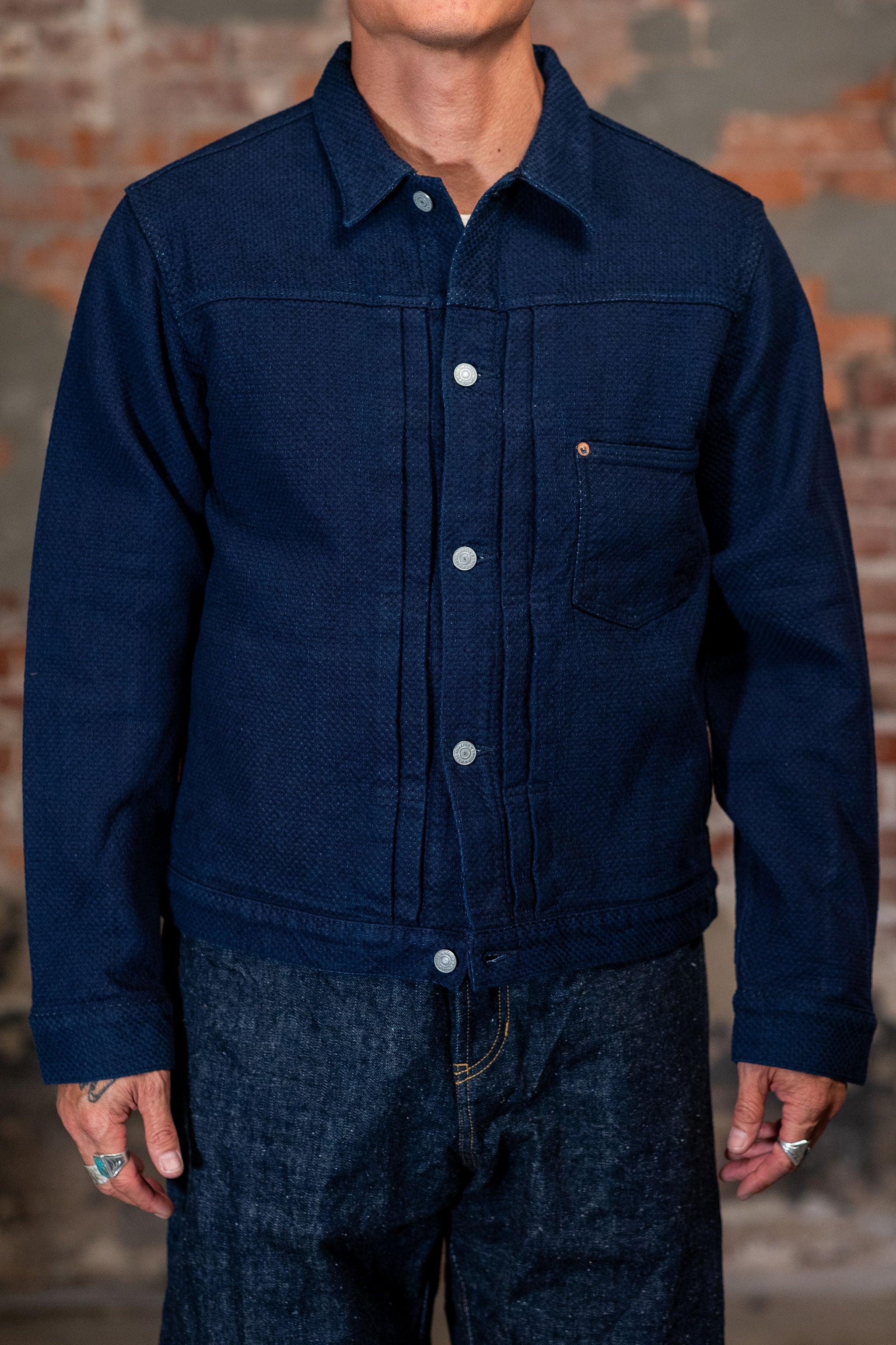 3121 Type 1 Jacket - 15oz Ori-zashi Sashiko (One-Washed)