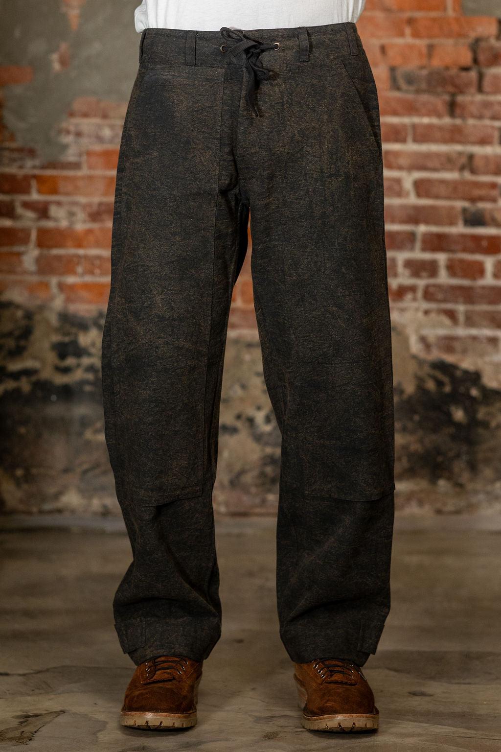 Raka Pant - Iron Organic Cotton Millwoven Stone Enzyme Canvas
