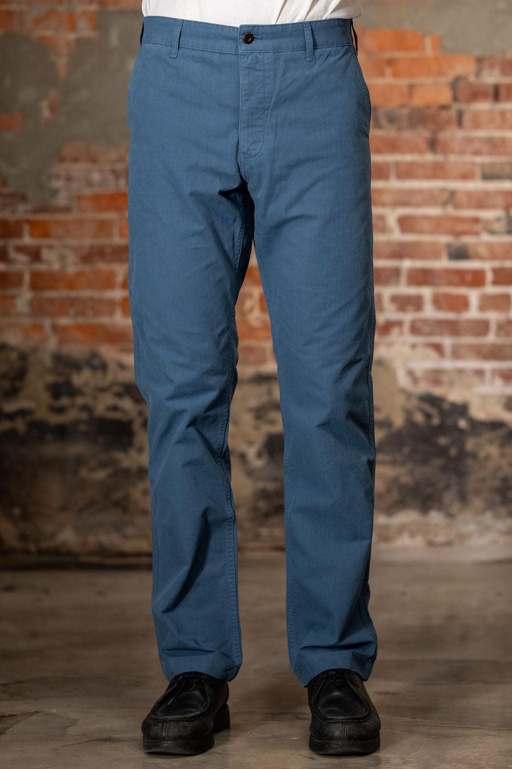 Journey Pant - Trail Blue Rip Stop Cotton